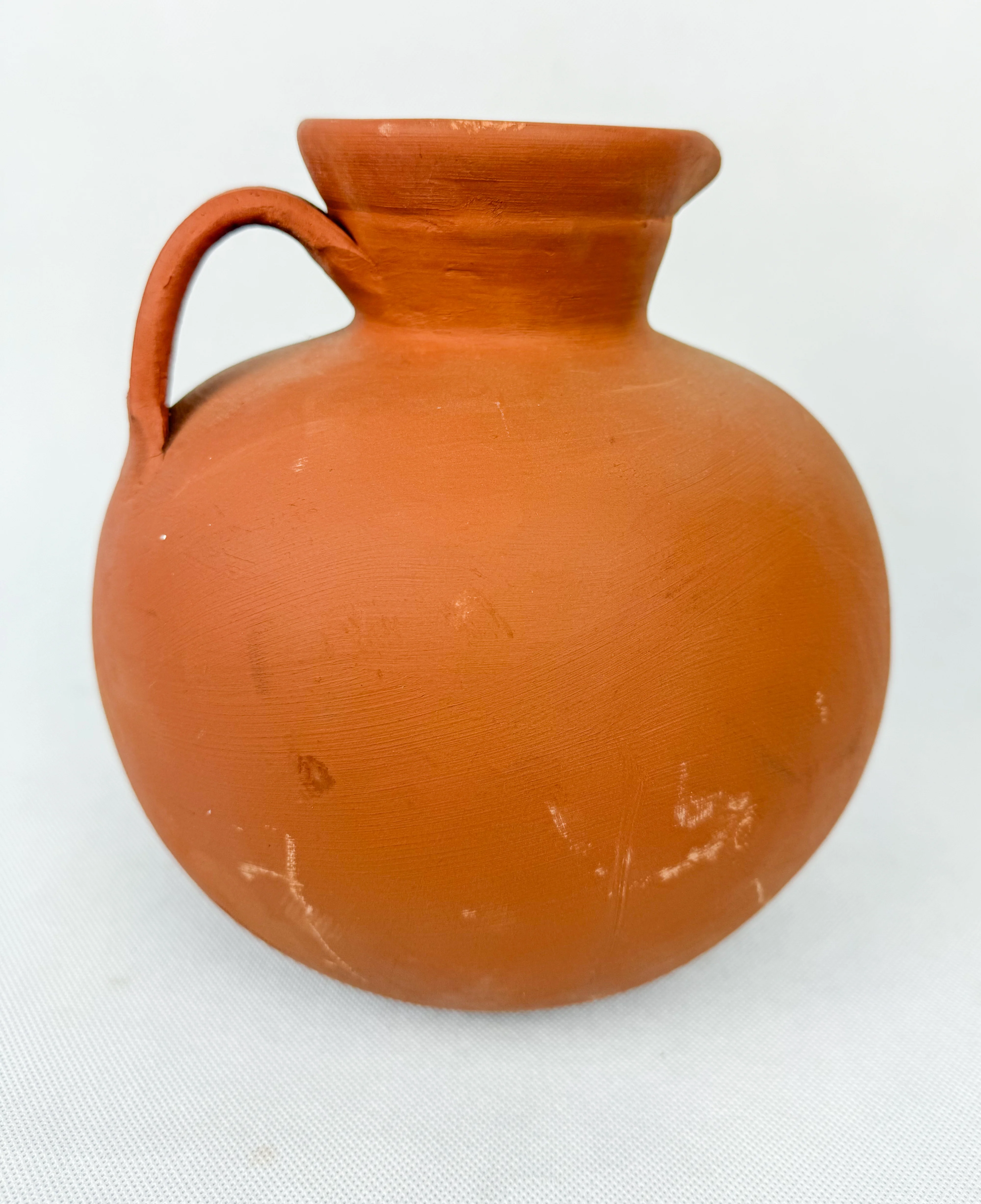 Mexican Clay Pitcher Jarra De Barro - Image 3