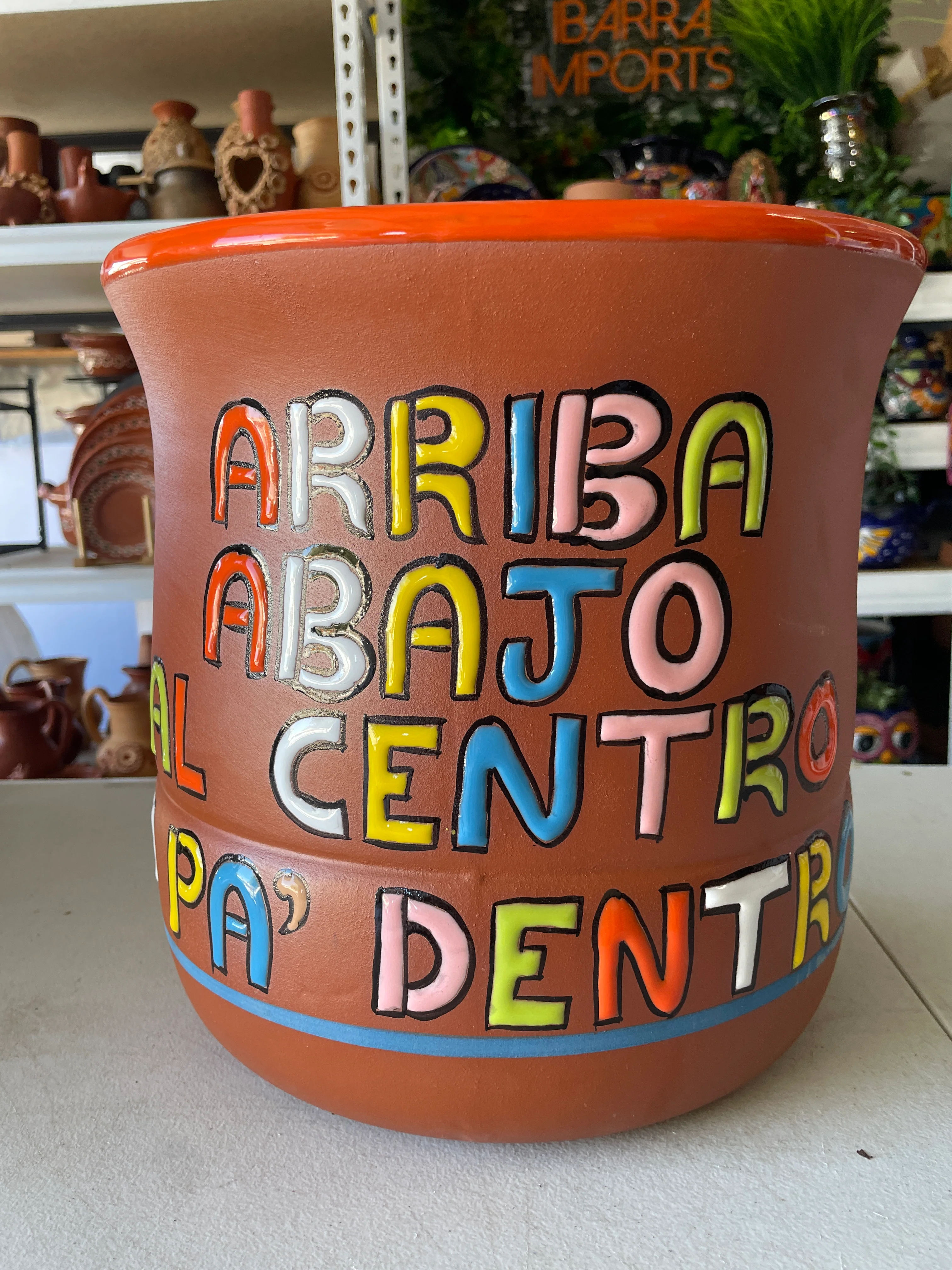 Mexican Clay Pot For Drinks 15 Liter Cantarito Para Bebidas Cantaritos el Güero Style Tequila Drink - Image 5