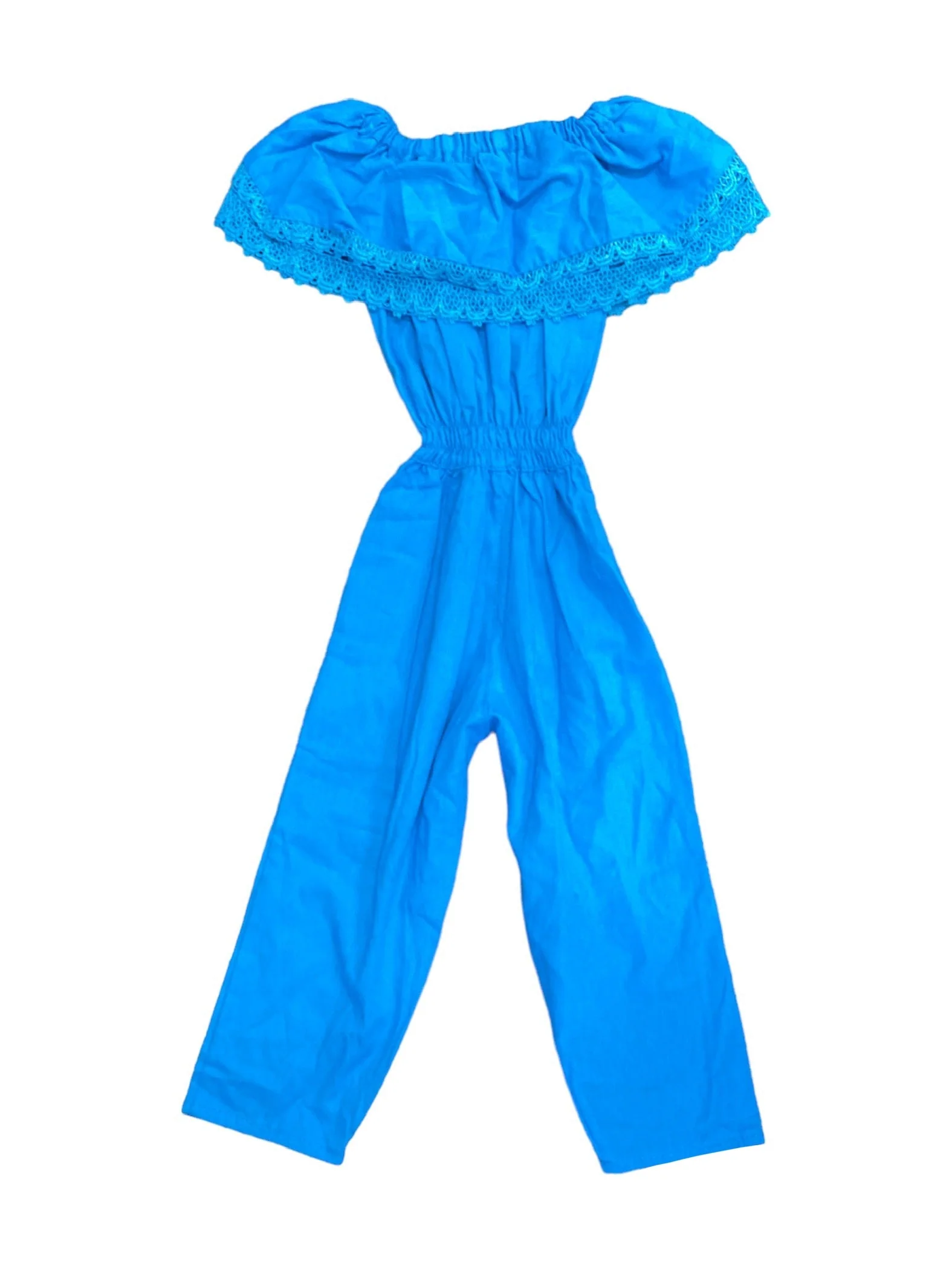 Mexican Girl Blue Jumpsuit - Image 4