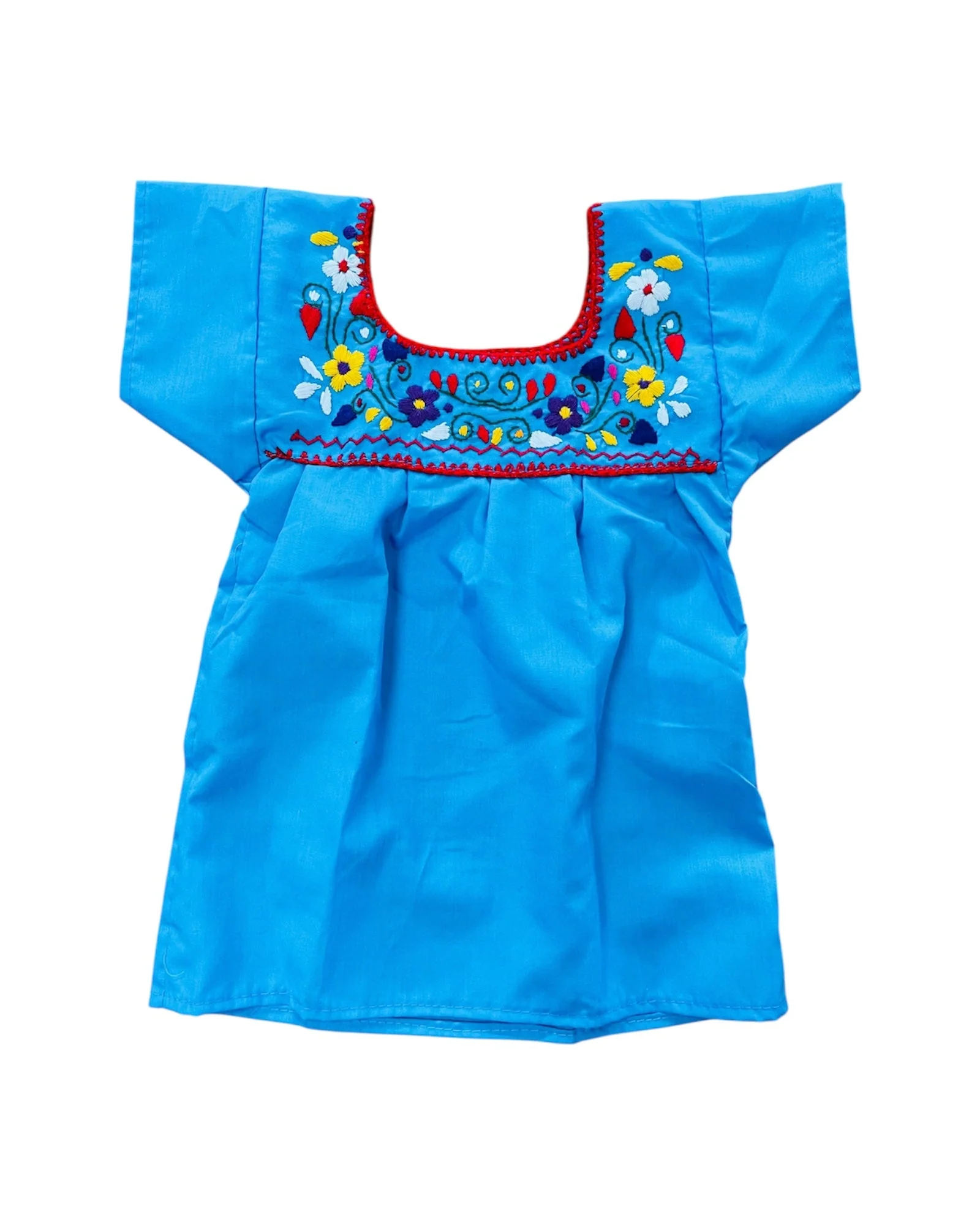 Mexican Embroidered Shirt Girls Tehuacán- Blusa Nina - Image 2