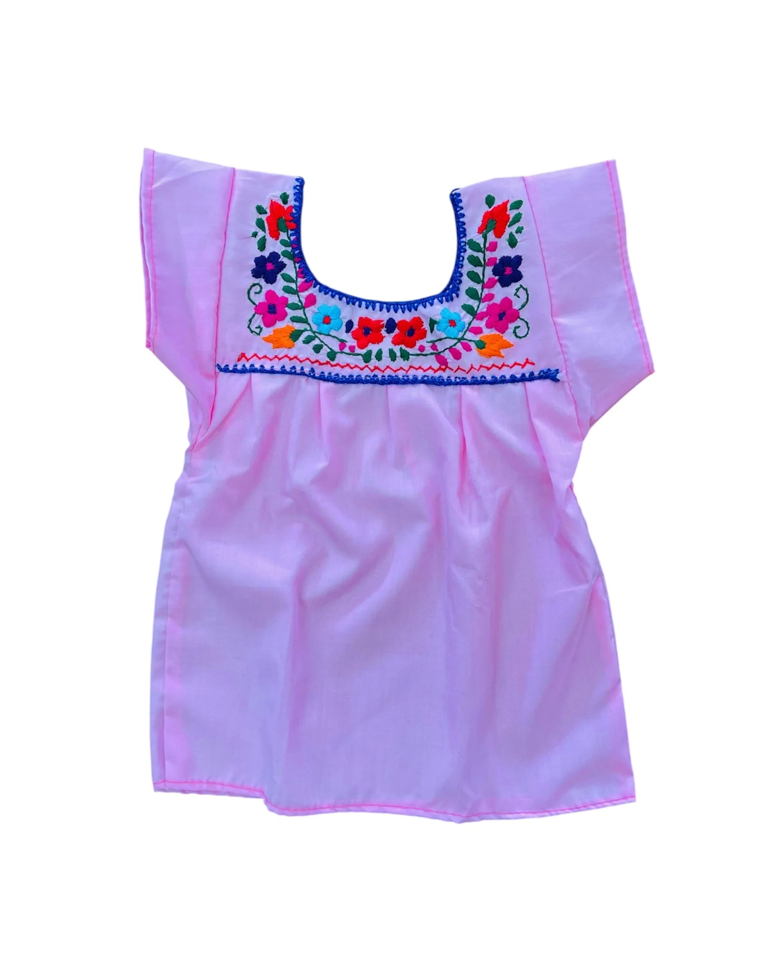 Mexican Embroidered Shirt Girls Tehuacán- Blusa Nina - Image 8