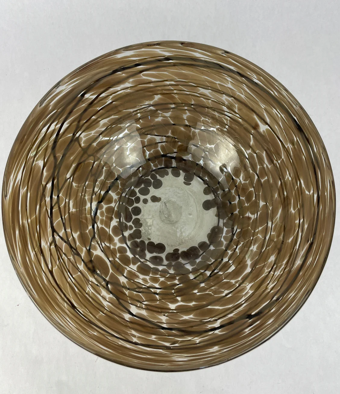 Mexican Glass Bowl Serving Bowl Blown Glass Bowl Handblown - Image 6
