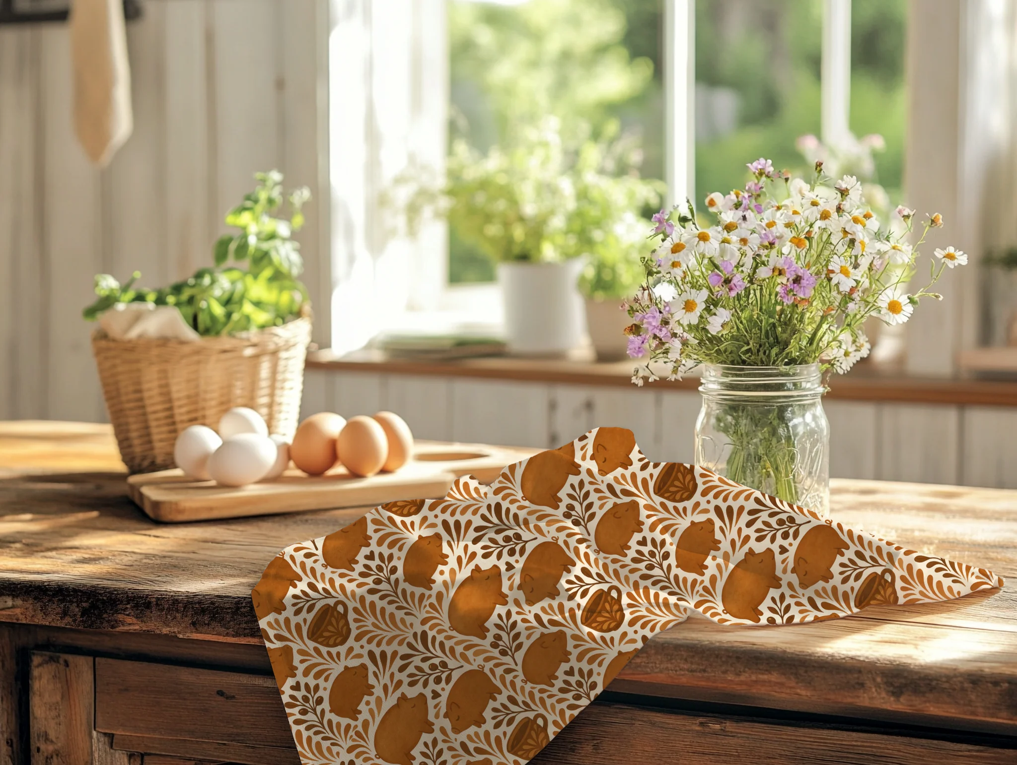 Mexican Marranito kitchenTowels – Set of 2 Cotton - Image 6