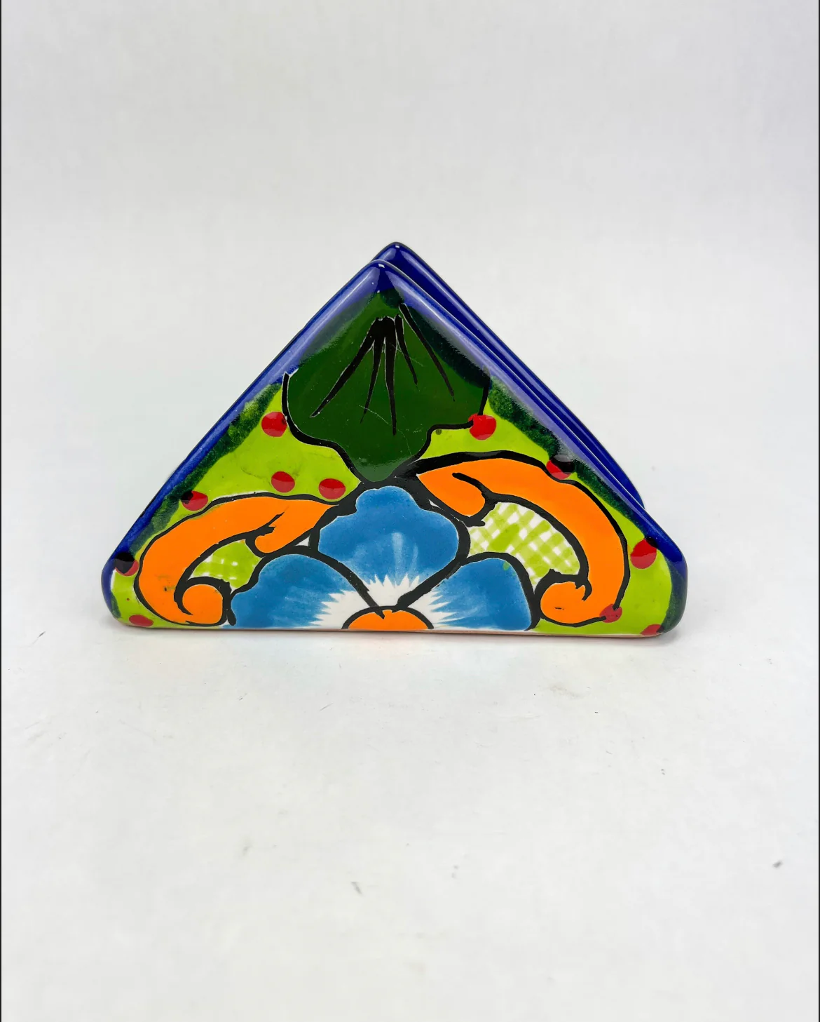 Mexican Napkin Holder Talavera Napkin Holder Table Napkin Holder Blue Colorful - Image 3