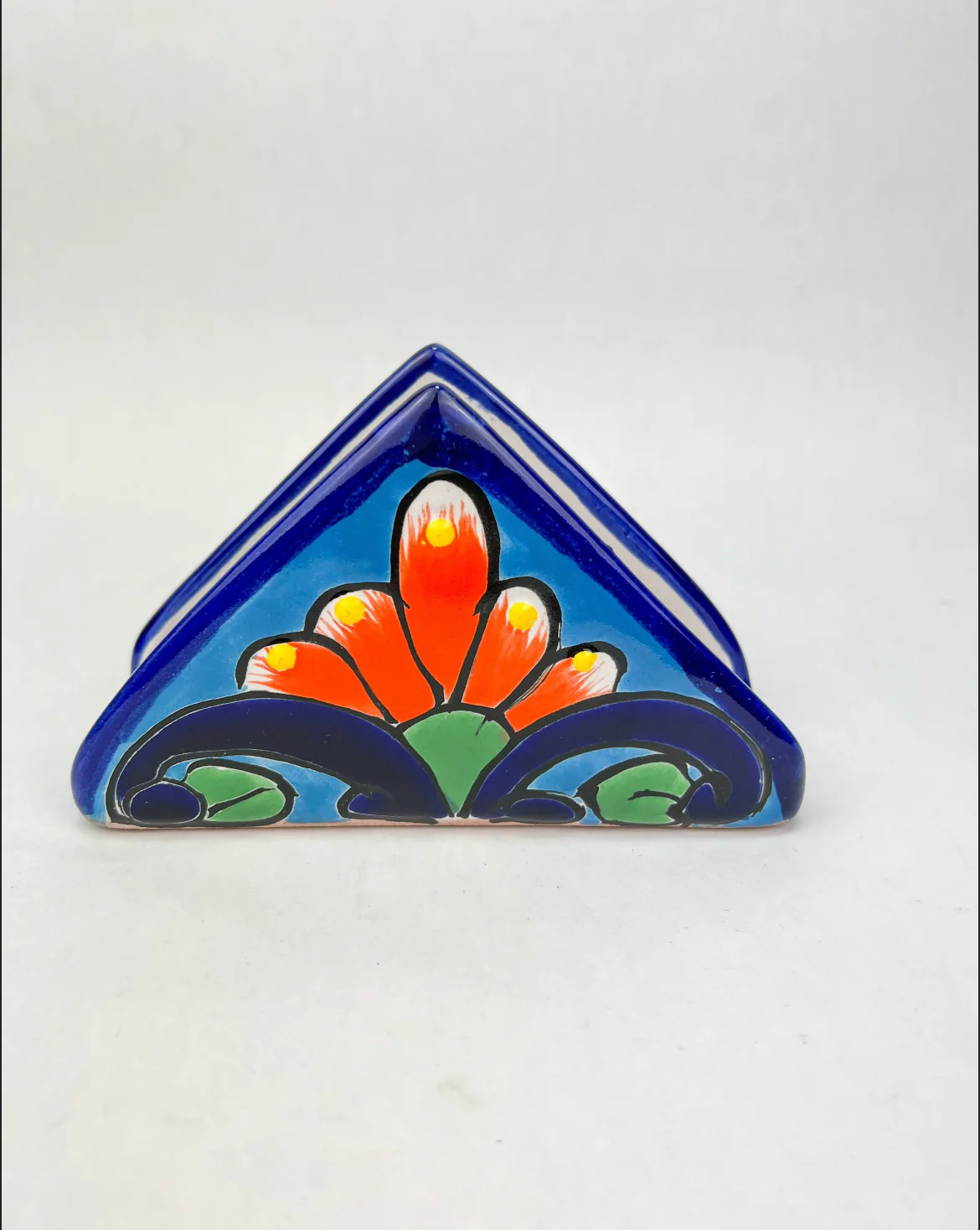 Mexican Napkin Holder Talavera Napkin Holder Table Napkin Holder Blue Colorful - Image 4