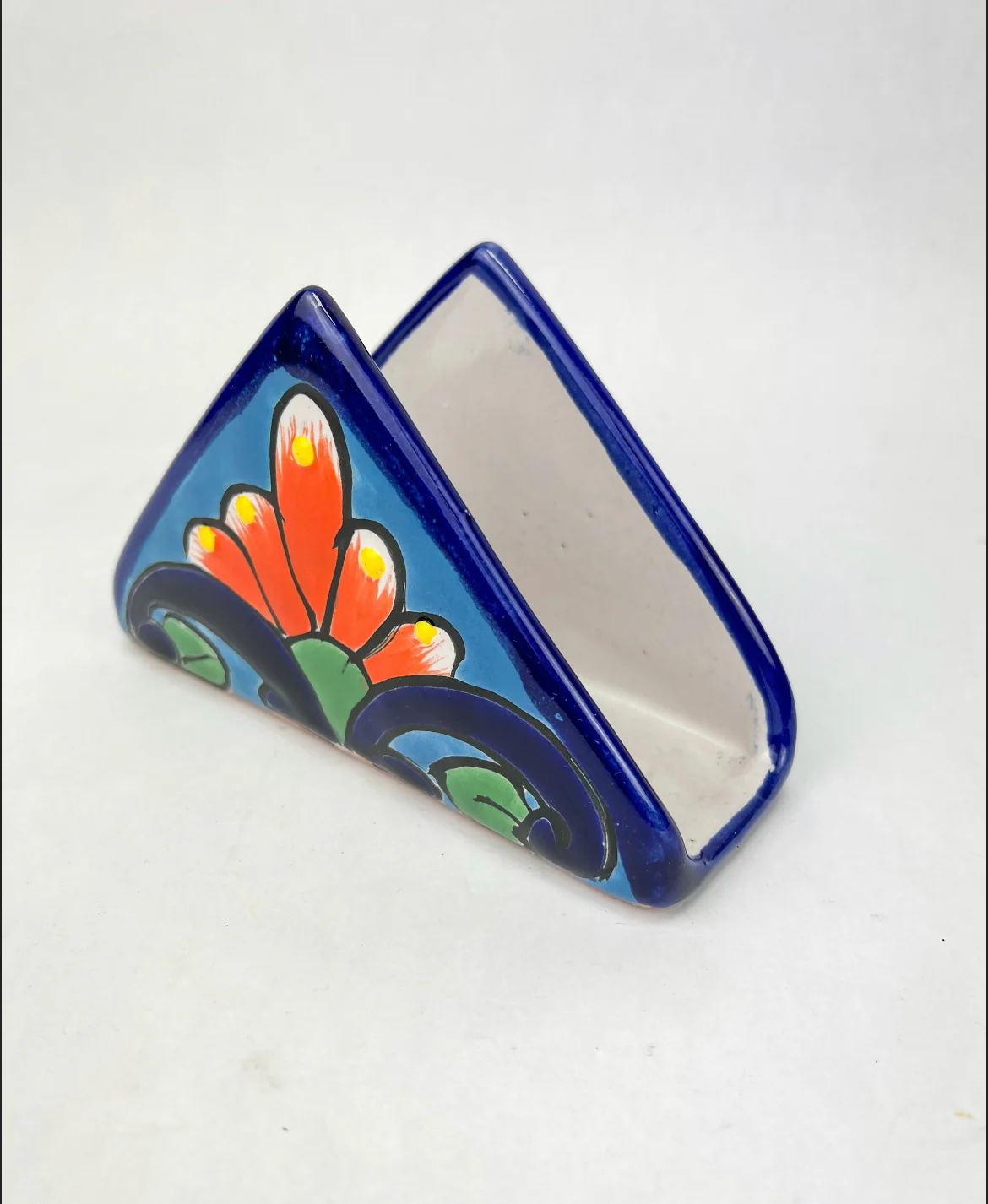 Mexican Napkin Holder Talavera Napkin Holder Table Napkin Holder Blue Colorful - Image 6
