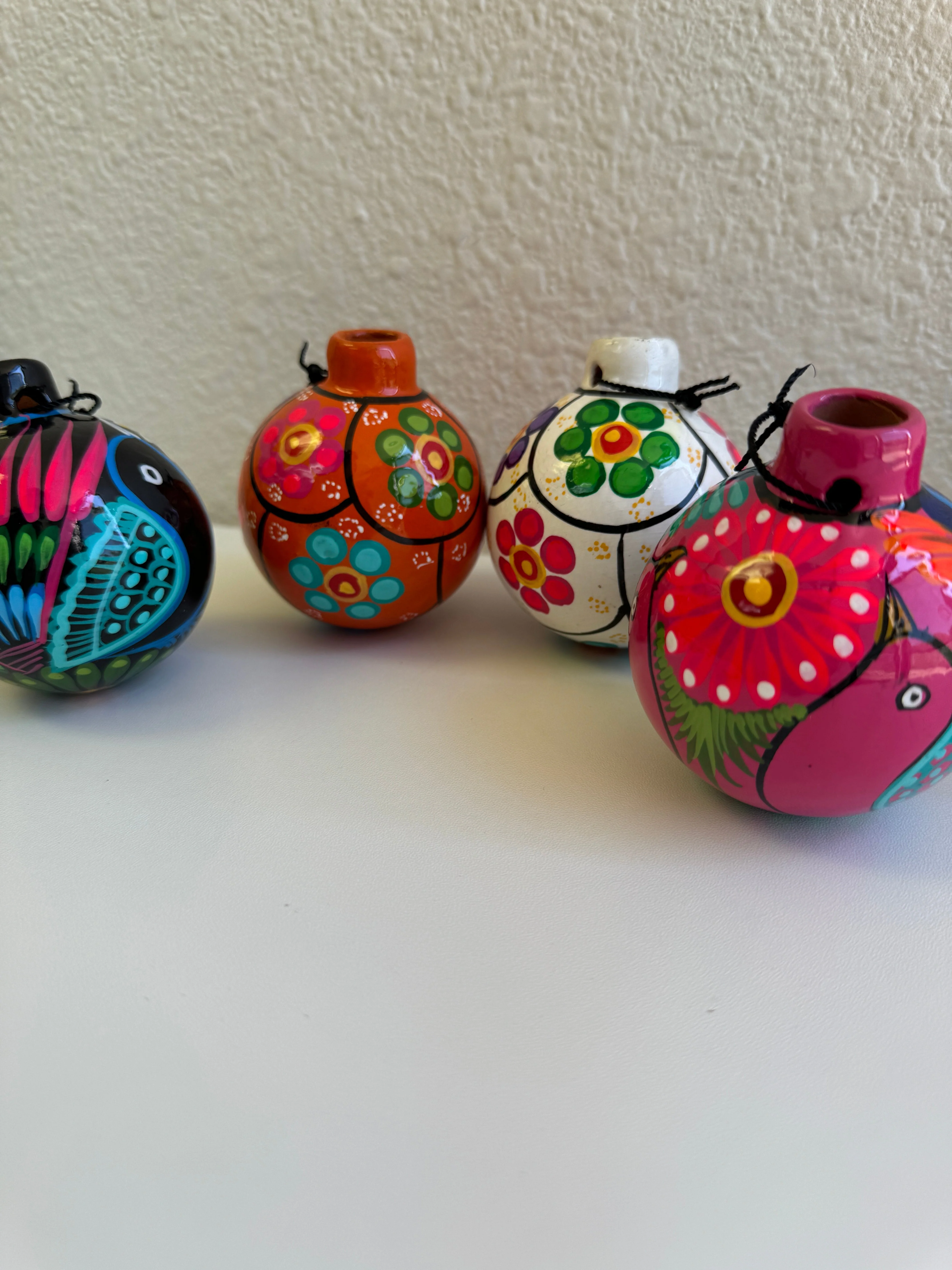 Mexican Ornaments, Hand Painted, Christmas colorful - Image 3
