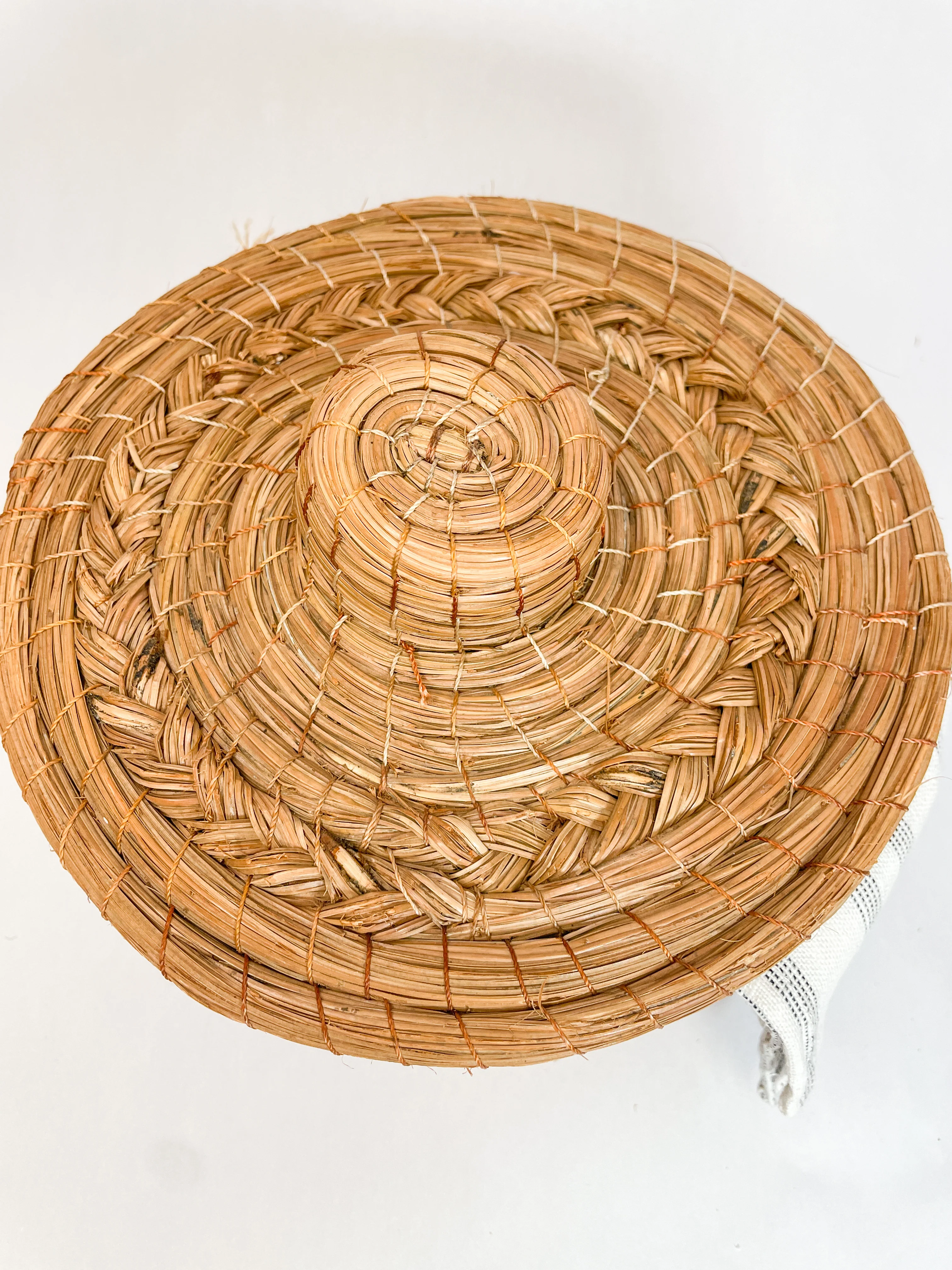 Mexican Pine Noodle Tortilla Warmer Handmade Rustic Tortillero - Image 3