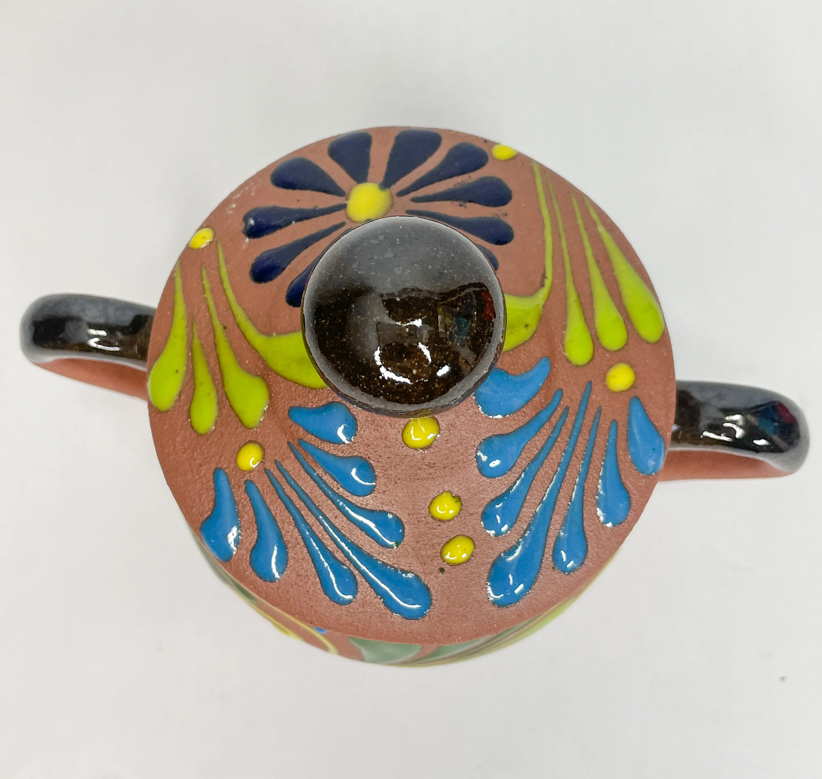 Mexican Clay Sugar Bowl - Azucarera de Barro - Image 5