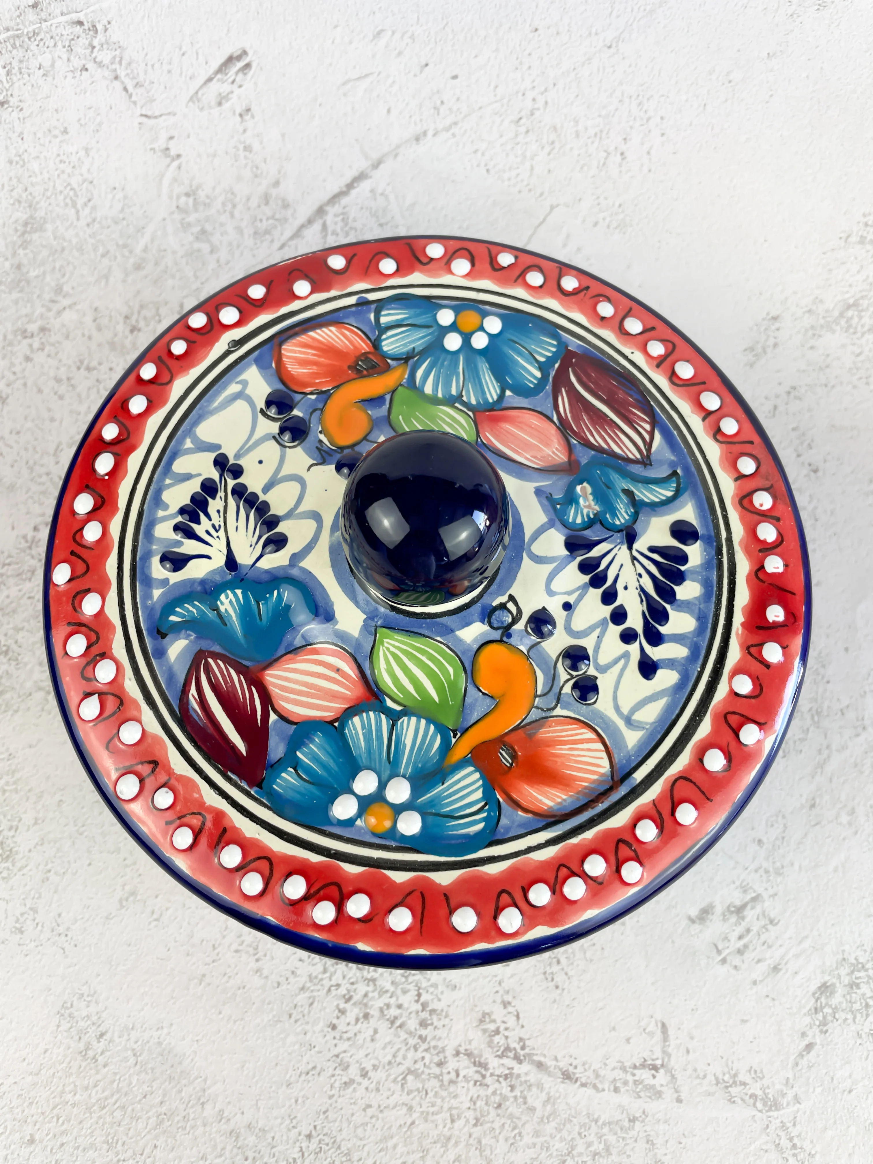 Mexican Tortilla Warmer Server Talavera Tortilla Holder Tortillero - Image 6