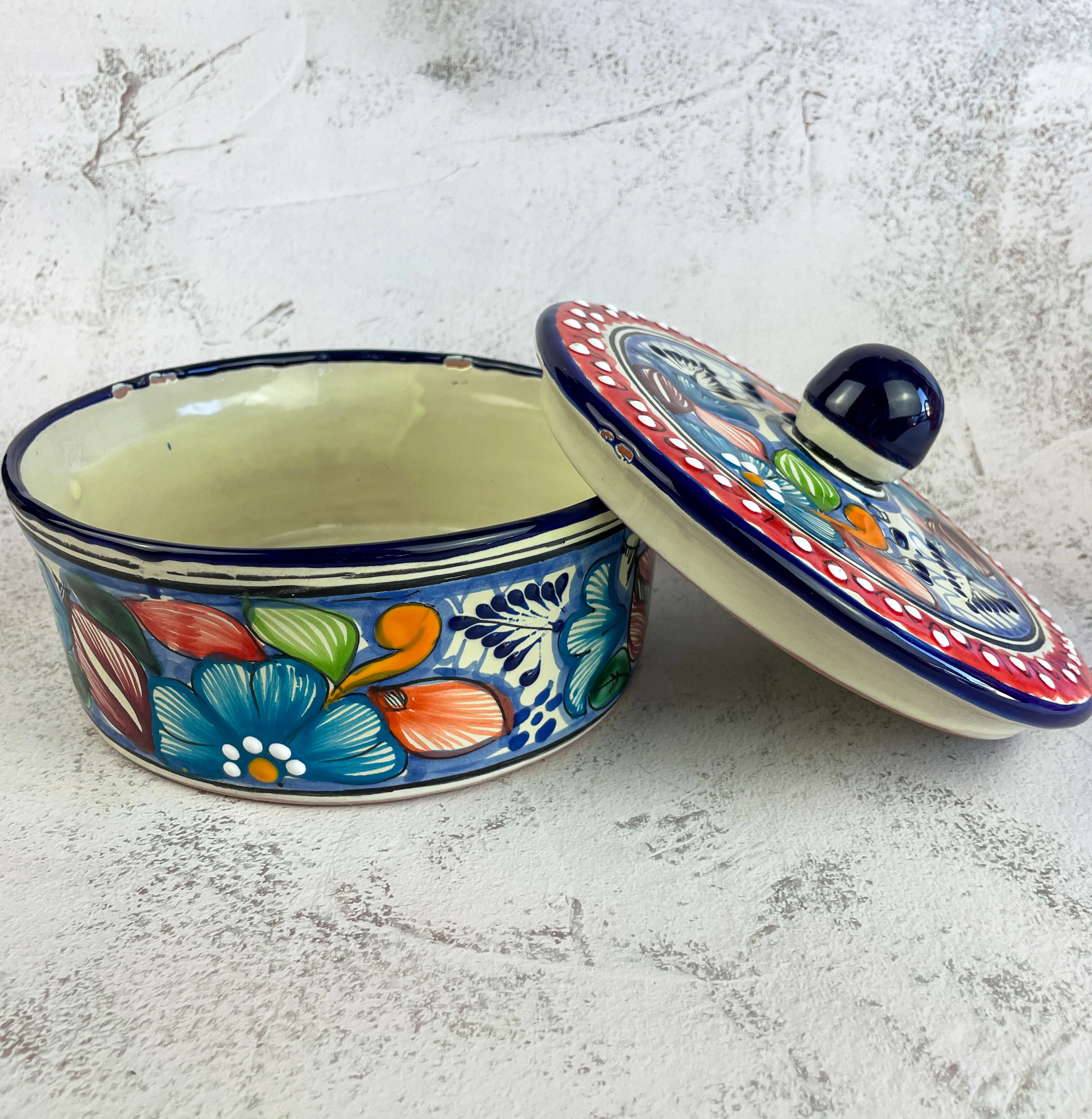 Mexican Tortilla Warmer Server Talavera Tortilla Holder Tortillero - Image 7