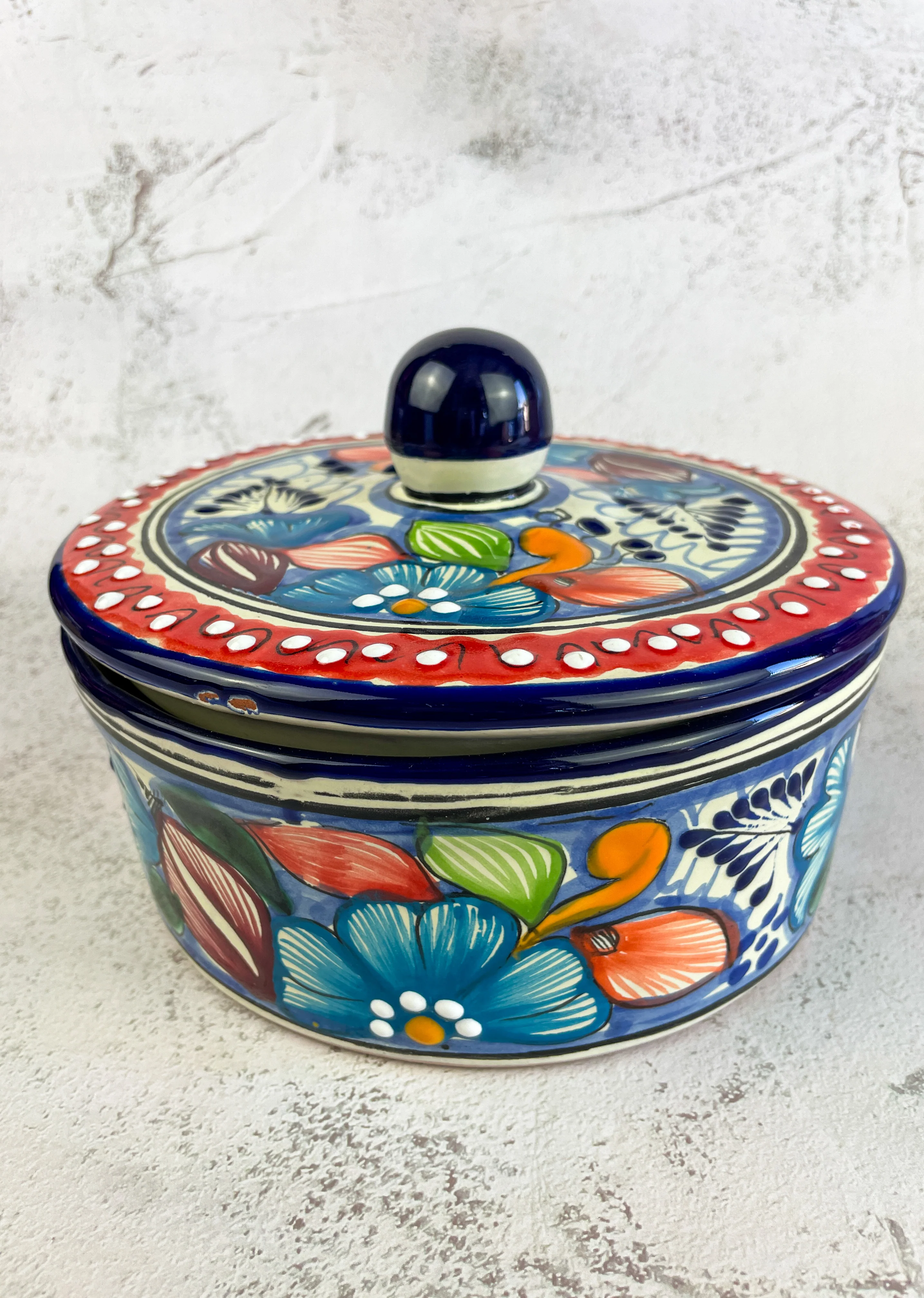 Mexican Tortilla Warmer Server Talavera Tortilla Holder Tortillero - Image 8