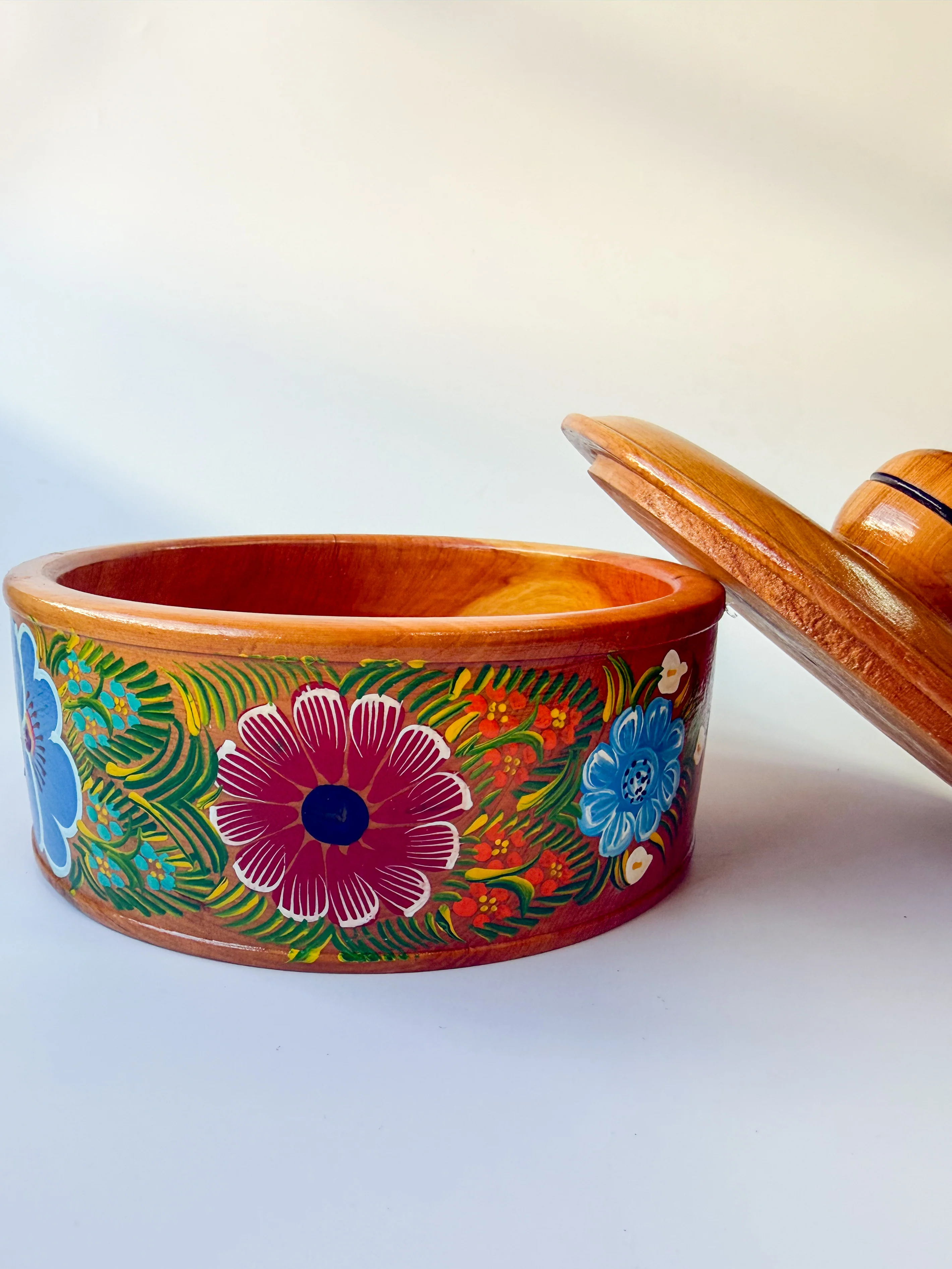 Mexican Tortilla Warmer Server Wood Tortilla Holder Tortillero de Madera - Image 18