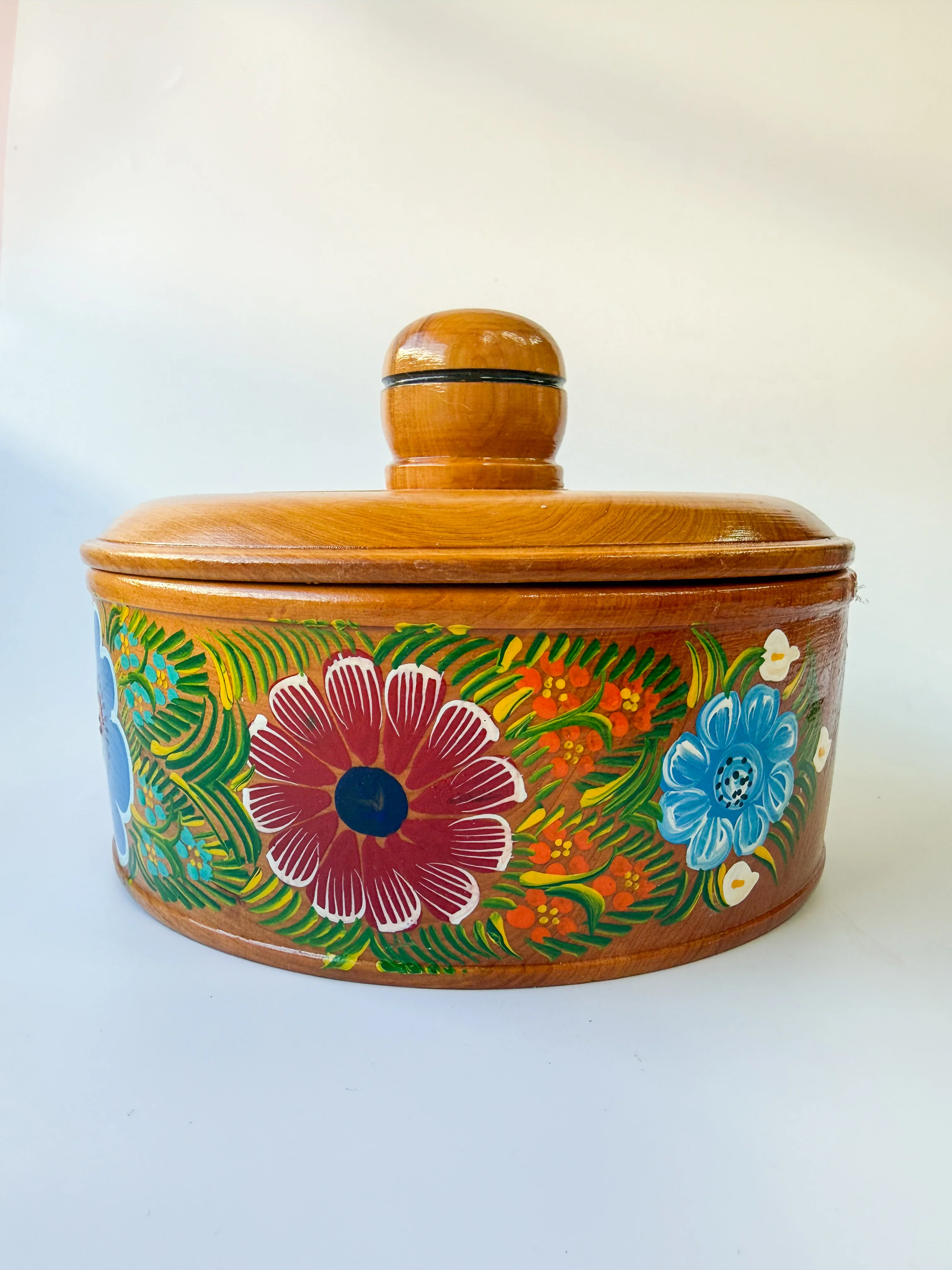 Mexican Tortilla Warmer Server Wood Tortilla Holder Tortillero de Madera - Image 9