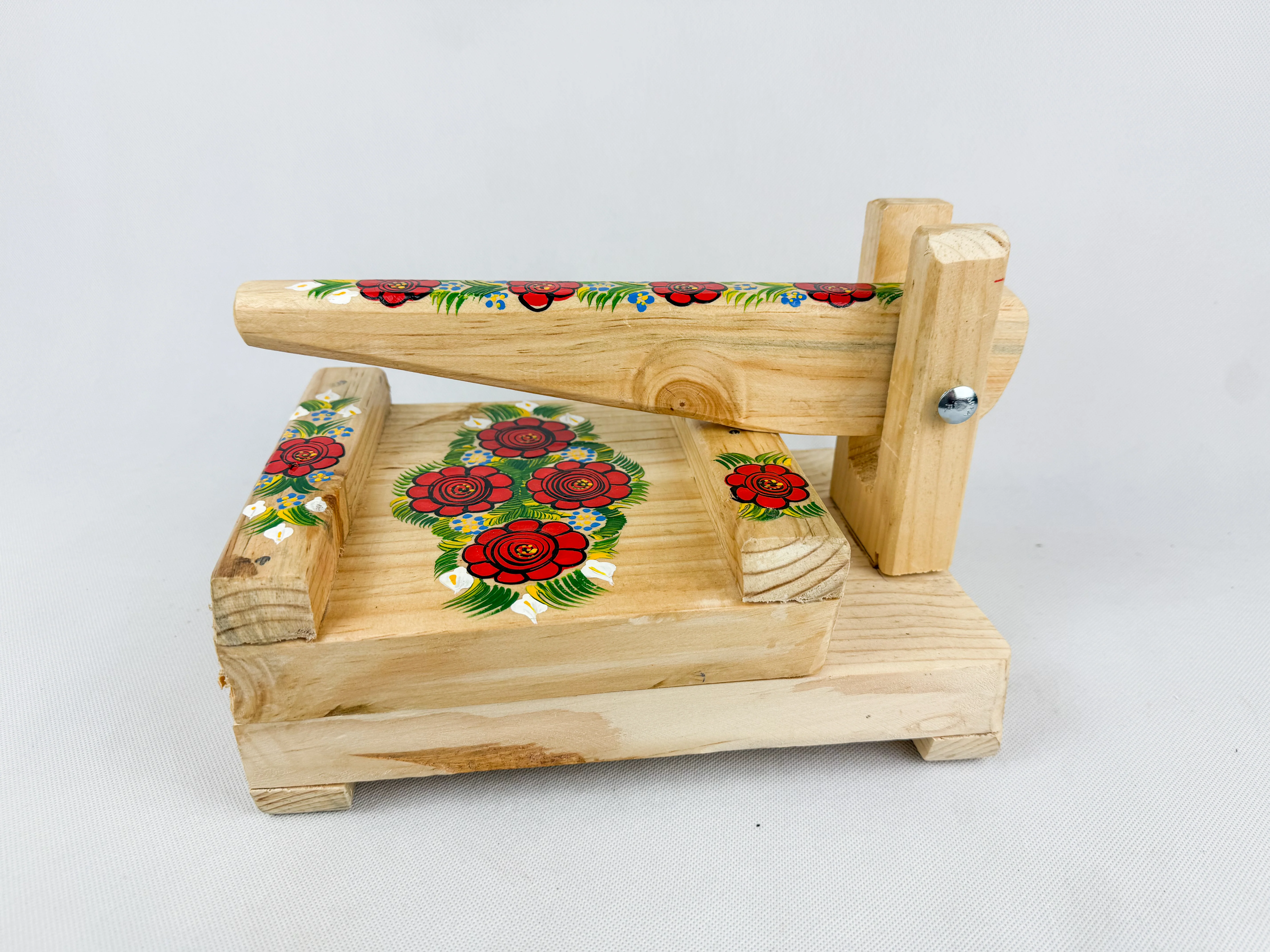 Mexican Tortilla Press Wood Tortilla Press Prensa Para Tortillas - Image 9