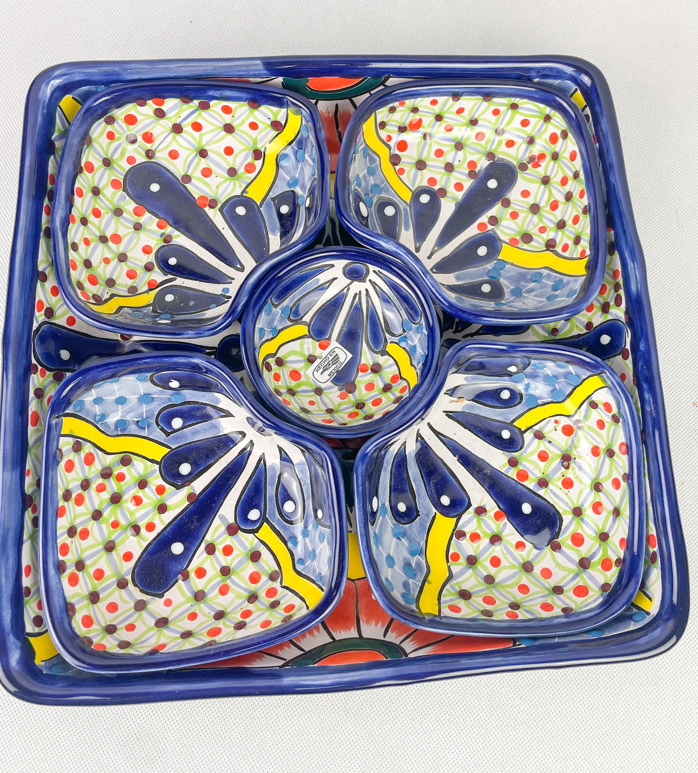 Mexican Tray Talavera Pottery Tray Snack Tray Talavera Tray Mexican Serving Tray Mexican Food Appetizers Mexican Snack Foods - Image 10