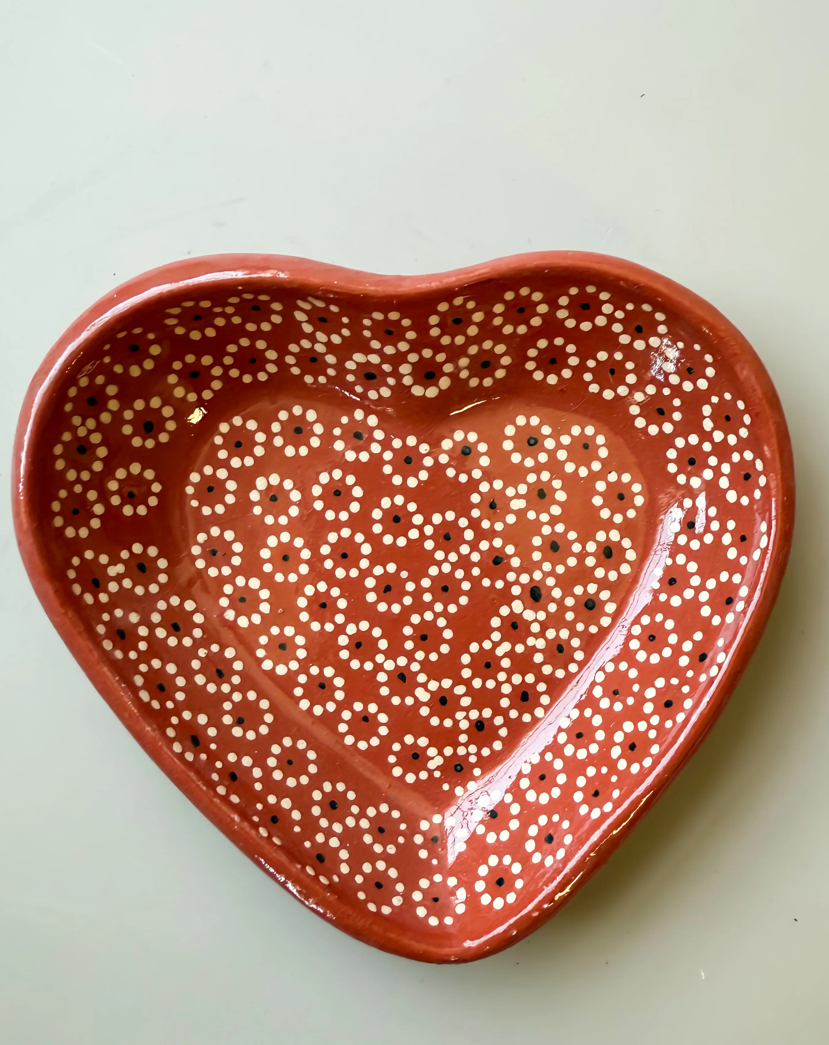 Capulineado Heart Shaped Plate - Plato Corazon Capula - Image 12