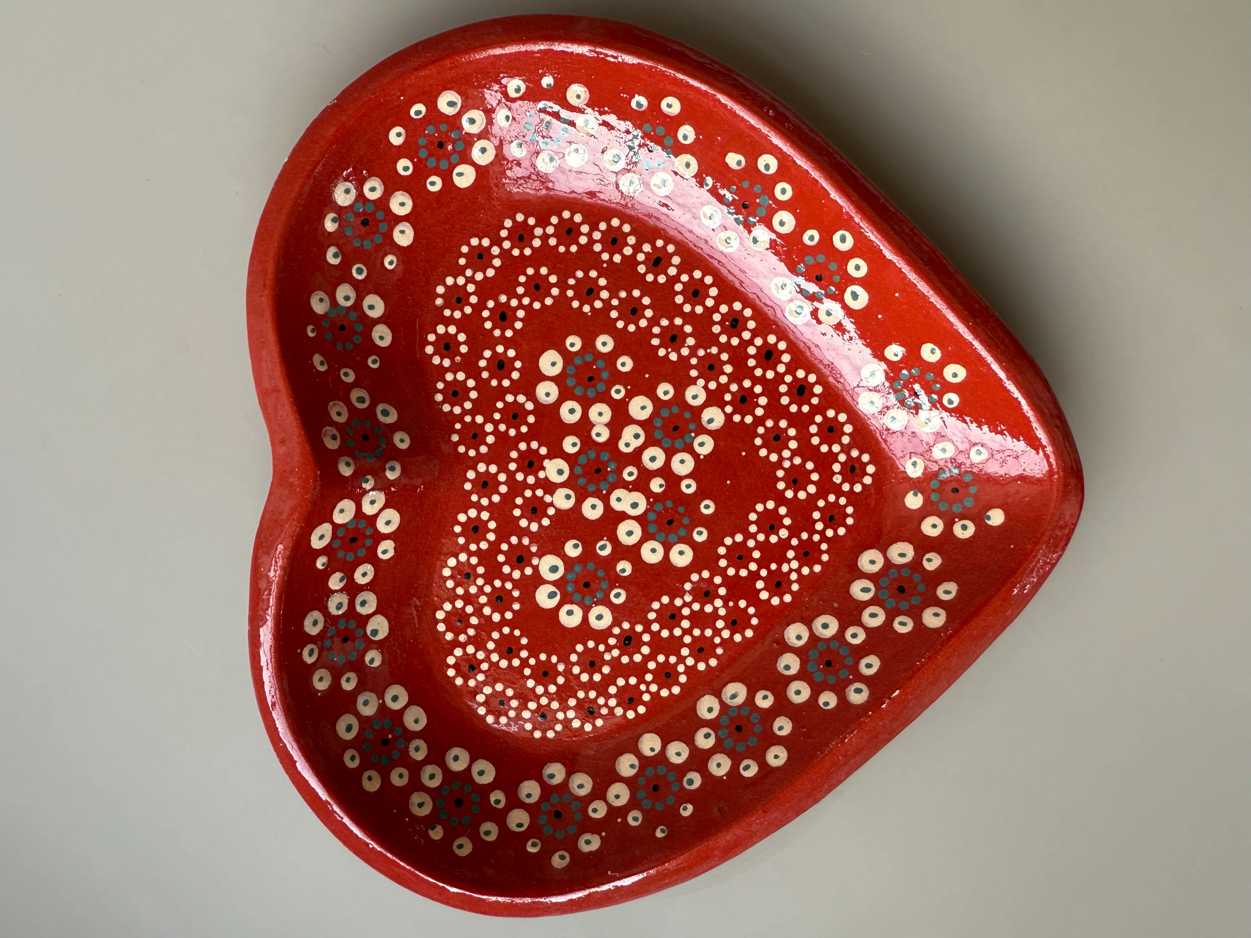 Capulineado Heart Shaped Plate - Plato Corazon Capula - Image 4