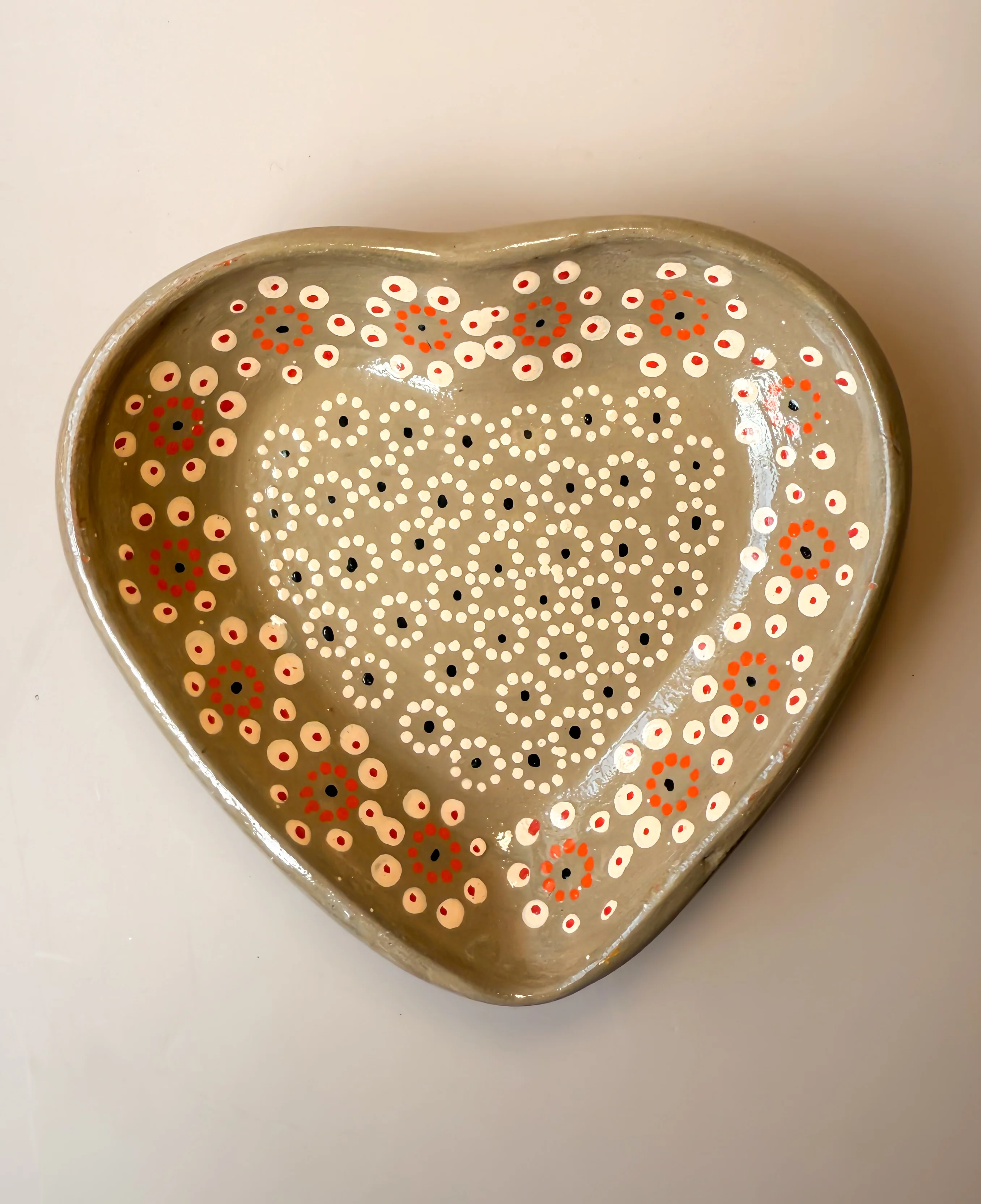Capulineado Heart Shaped Plate - Plato Corazon Capula - Image 6