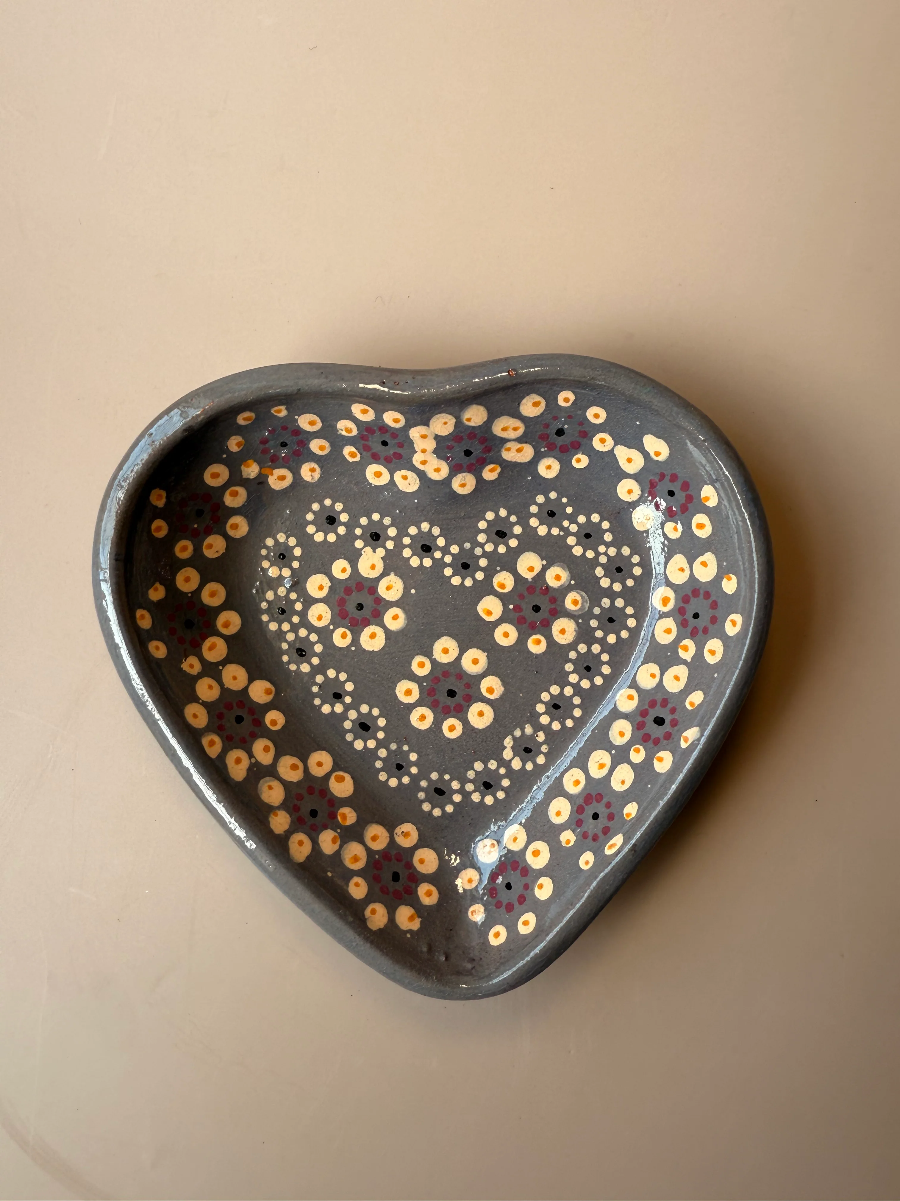 Capulineado Heart Shaped Plate - Plato Corazon Capula - Image 9