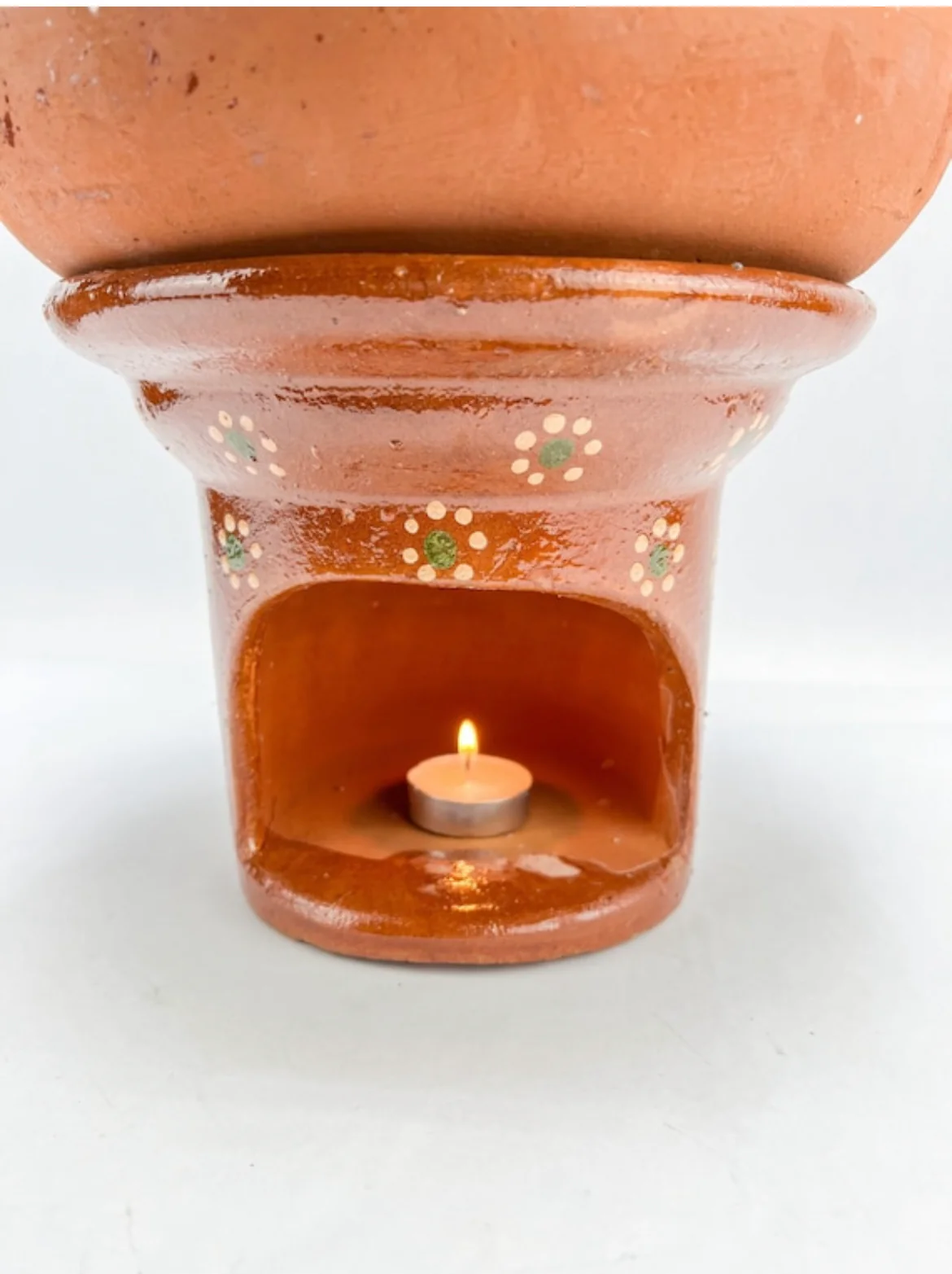 Mexican Clay Chafing Dish 1pc - Bracero Anafre Barro Final Sale - Image 3