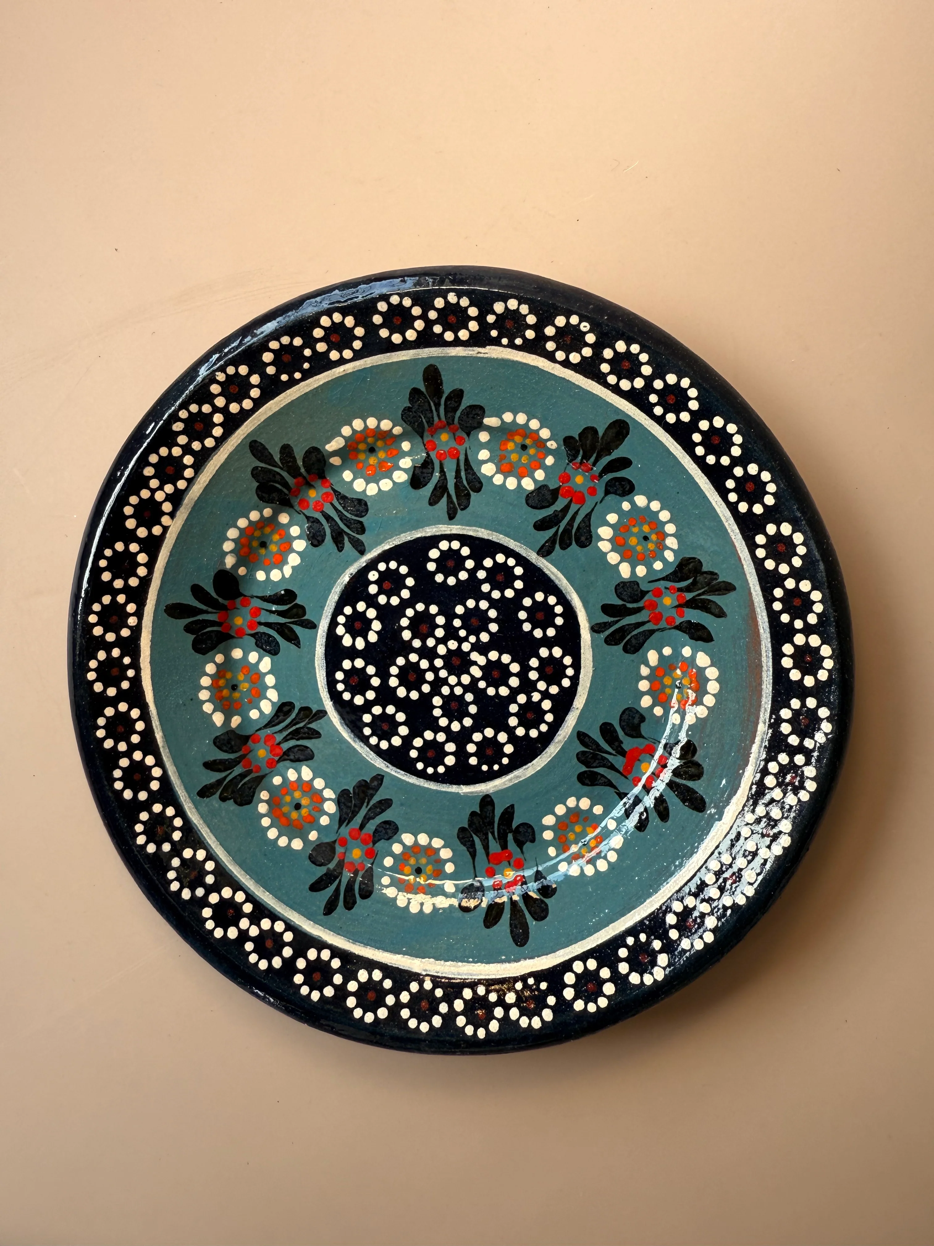 Michoacan Clay Mug and Plate Set - Taza Con Plato - Image 6