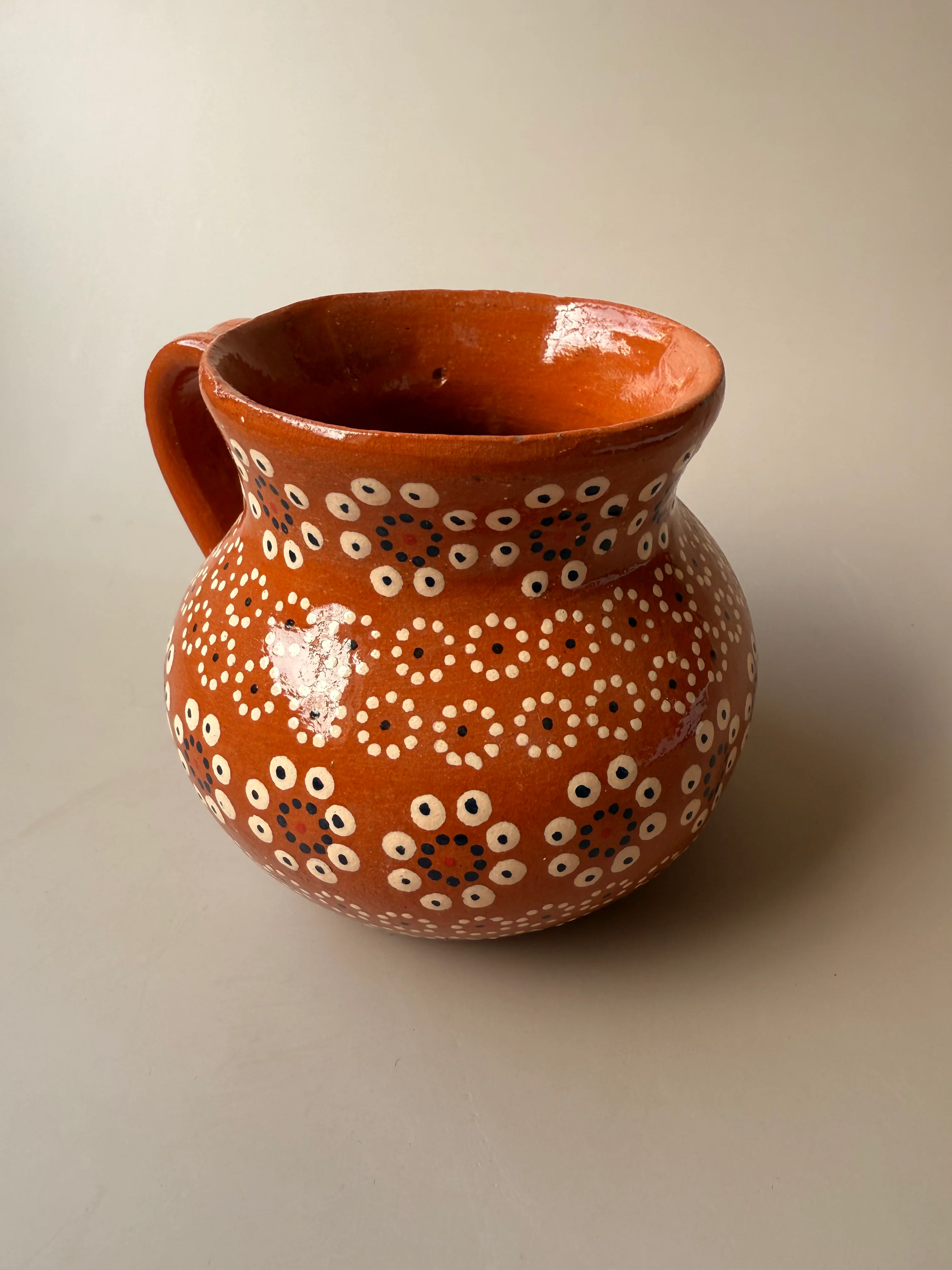 Michoacan Mexican Clay Mugs Set of 2 Capula Design Mugs Clay Mugs - Image 8