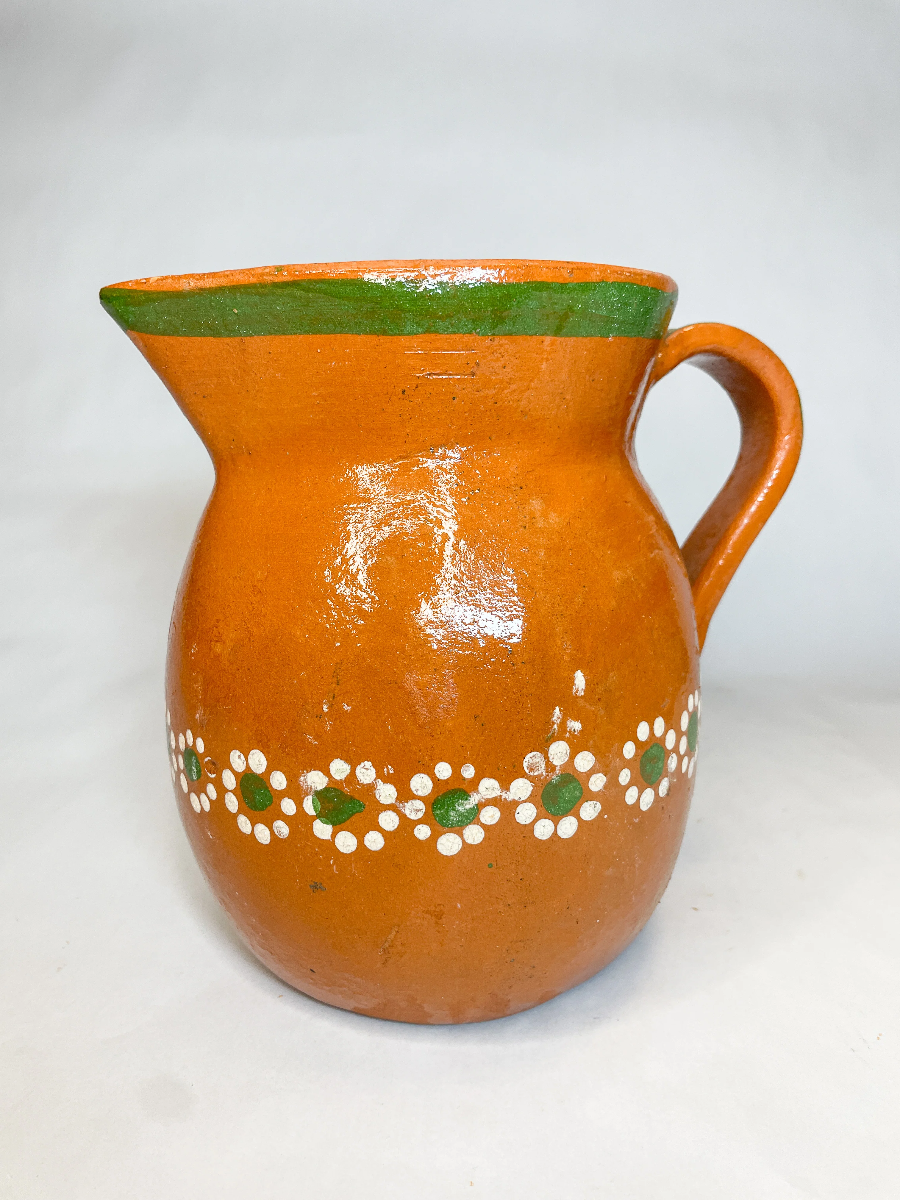 Michoacan Mexican Clay Pitcher Jarra de Barro Lead Free - Image 3