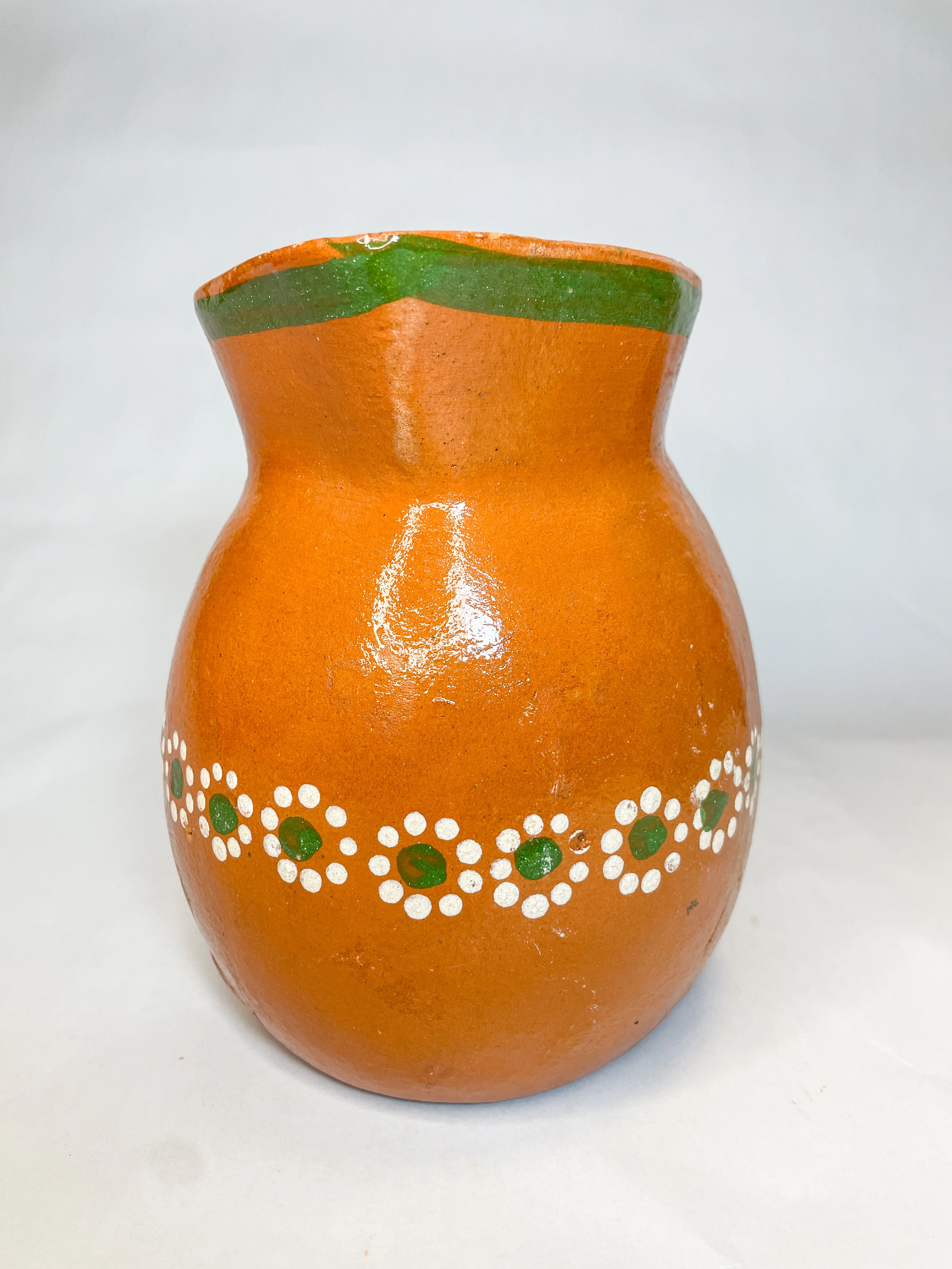 Michoacan Mexican Clay Pitcher Jarra de Barro Lead Free - Image 5