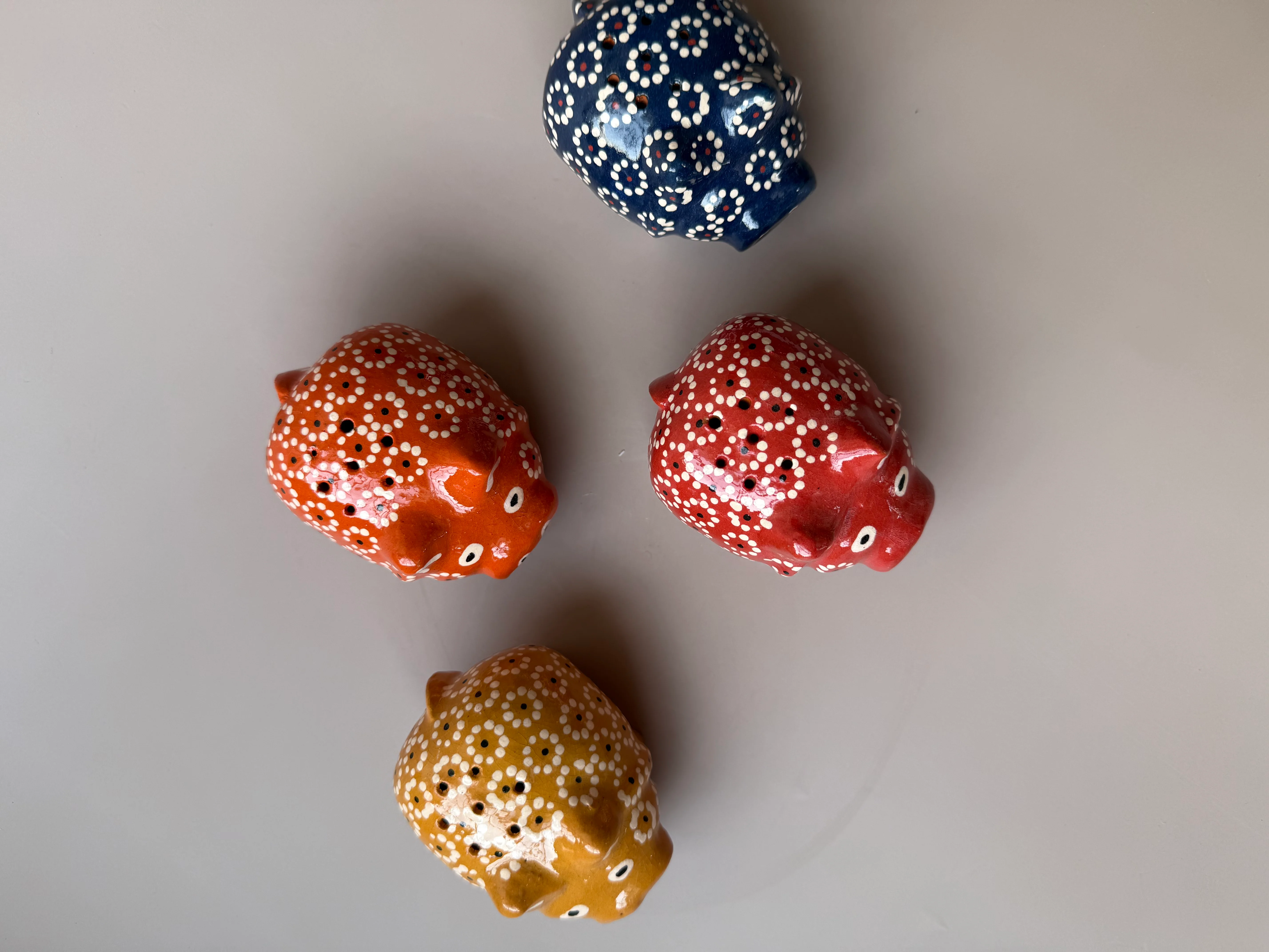 Mexican Clay Salt And Pepper Shakers - Marranito Salerno's - Image 10