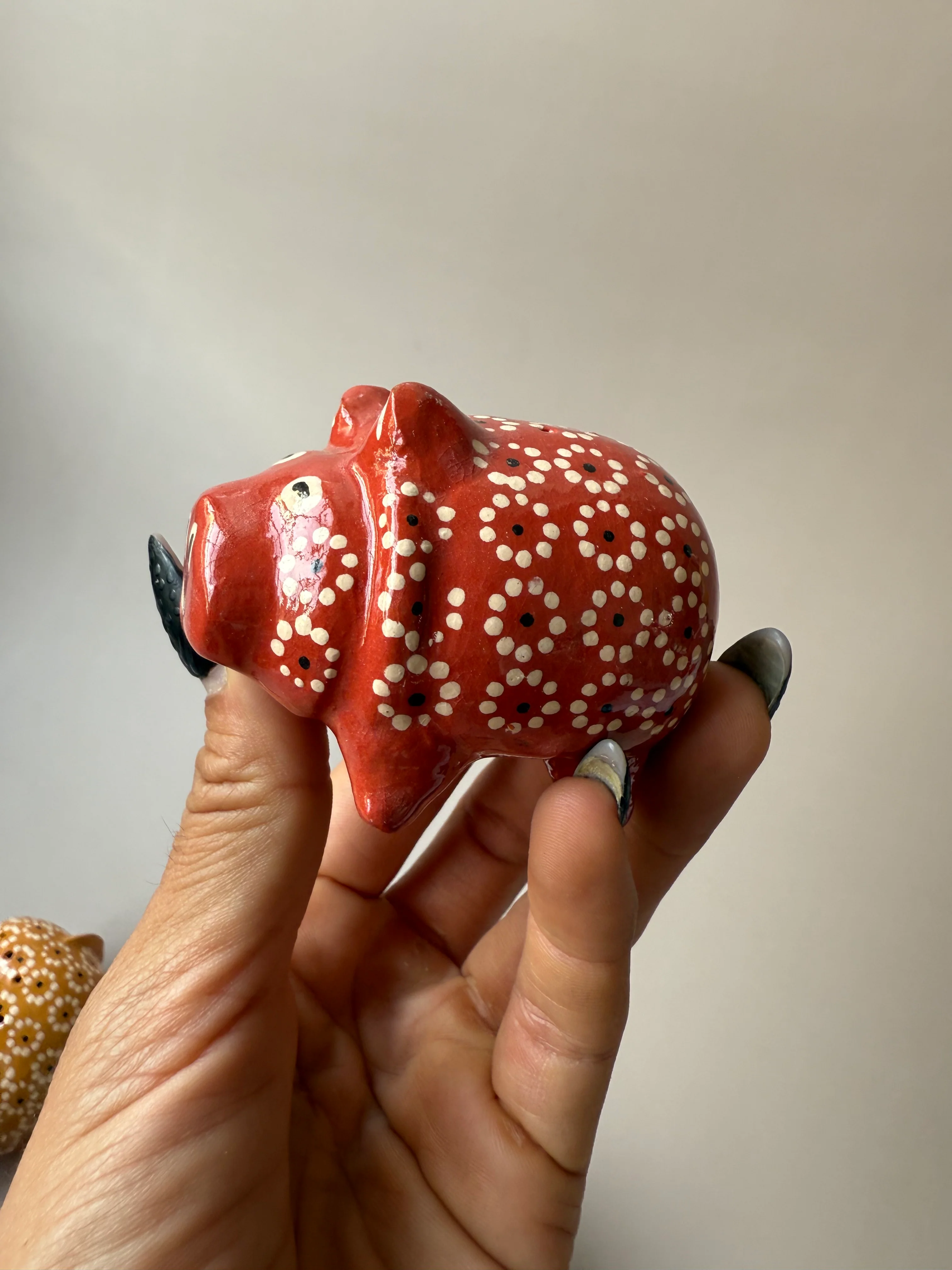 Mexican Clay Salt And Pepper Shakers - Marranito Salerno's - Image 8