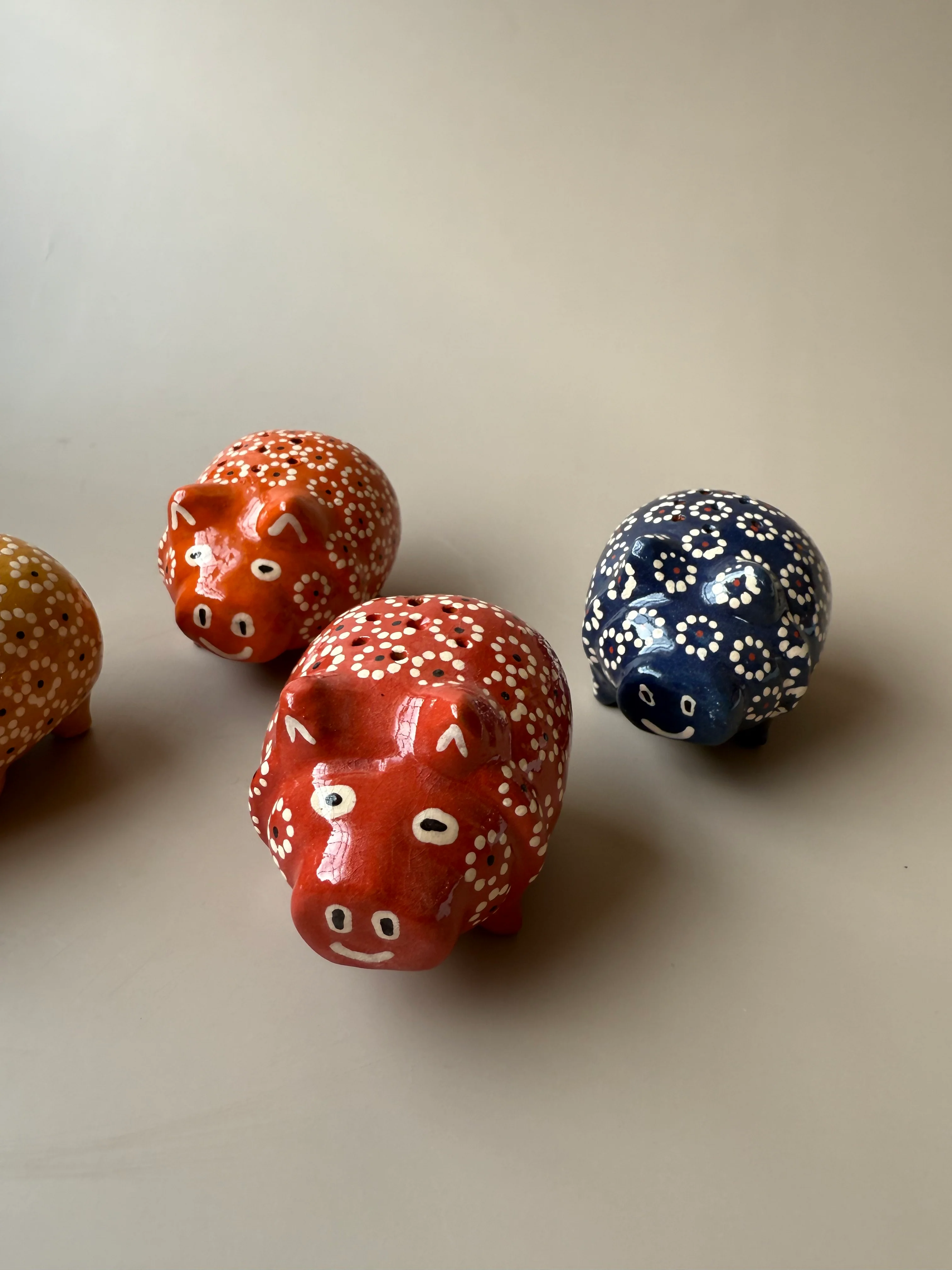 Mexican Clay Salt And Pepper Shakers - Marranito Salerno's - Image 9