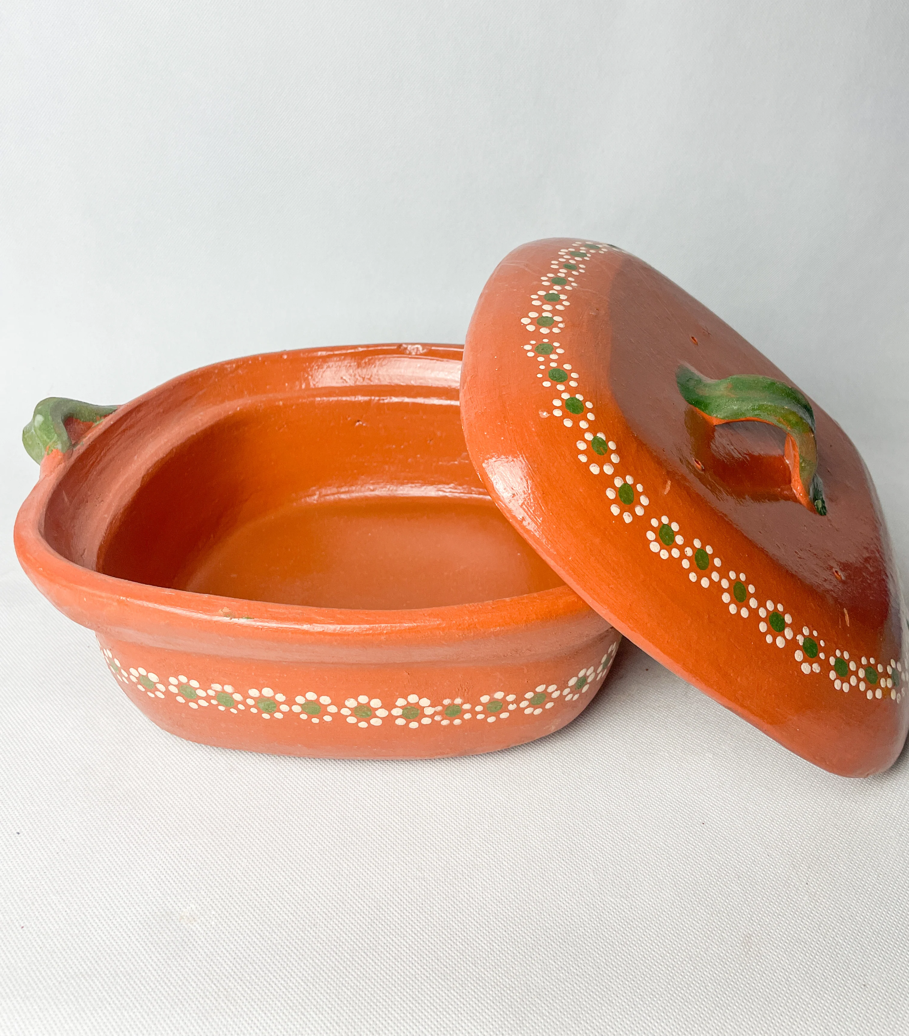 Traditional Clay Cazuela Square - Cazuela Barro - Image 3