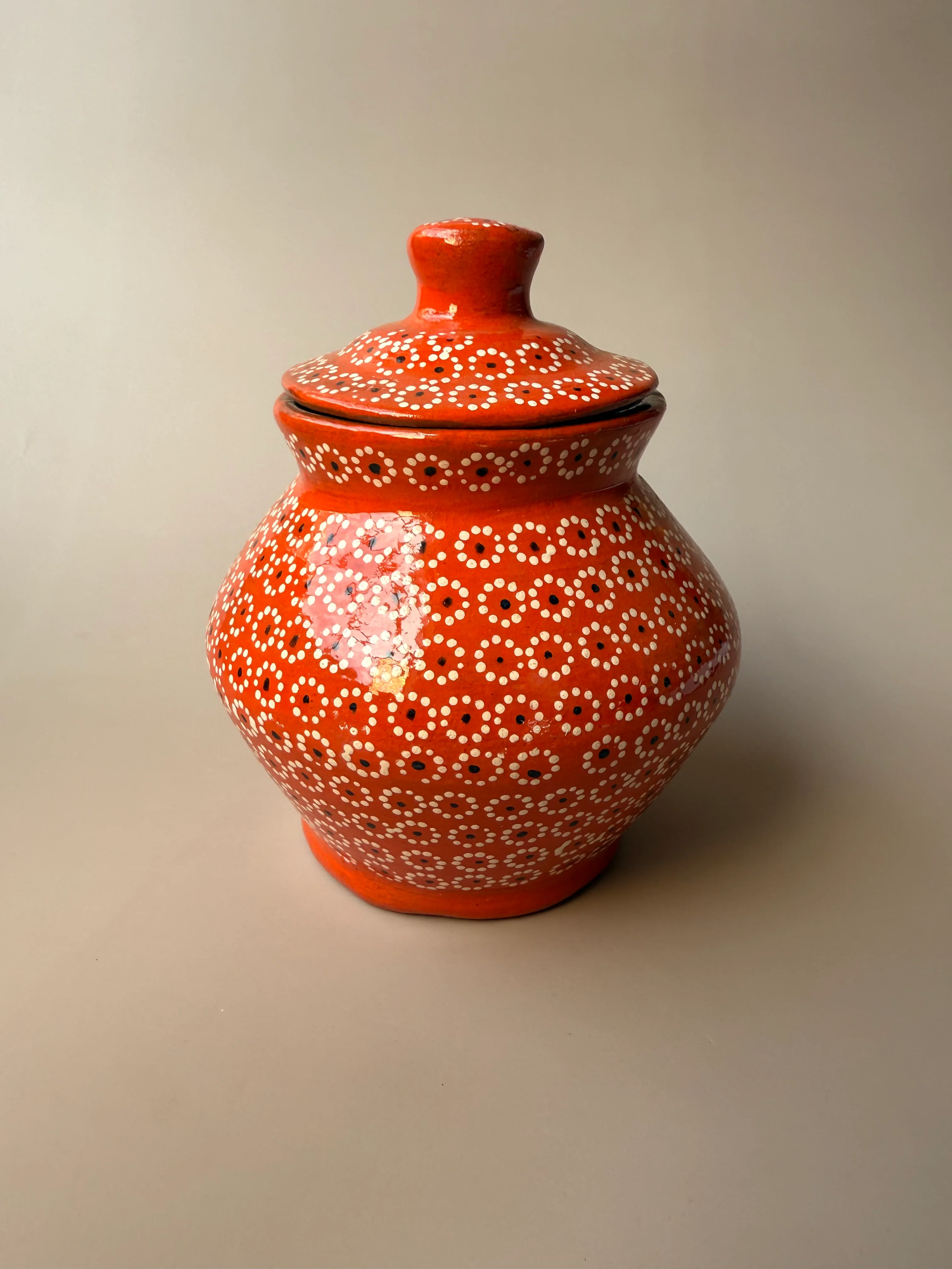 Michoacan Mexican Clay Sugar Bowl - Azucarera de Barro - Image 4