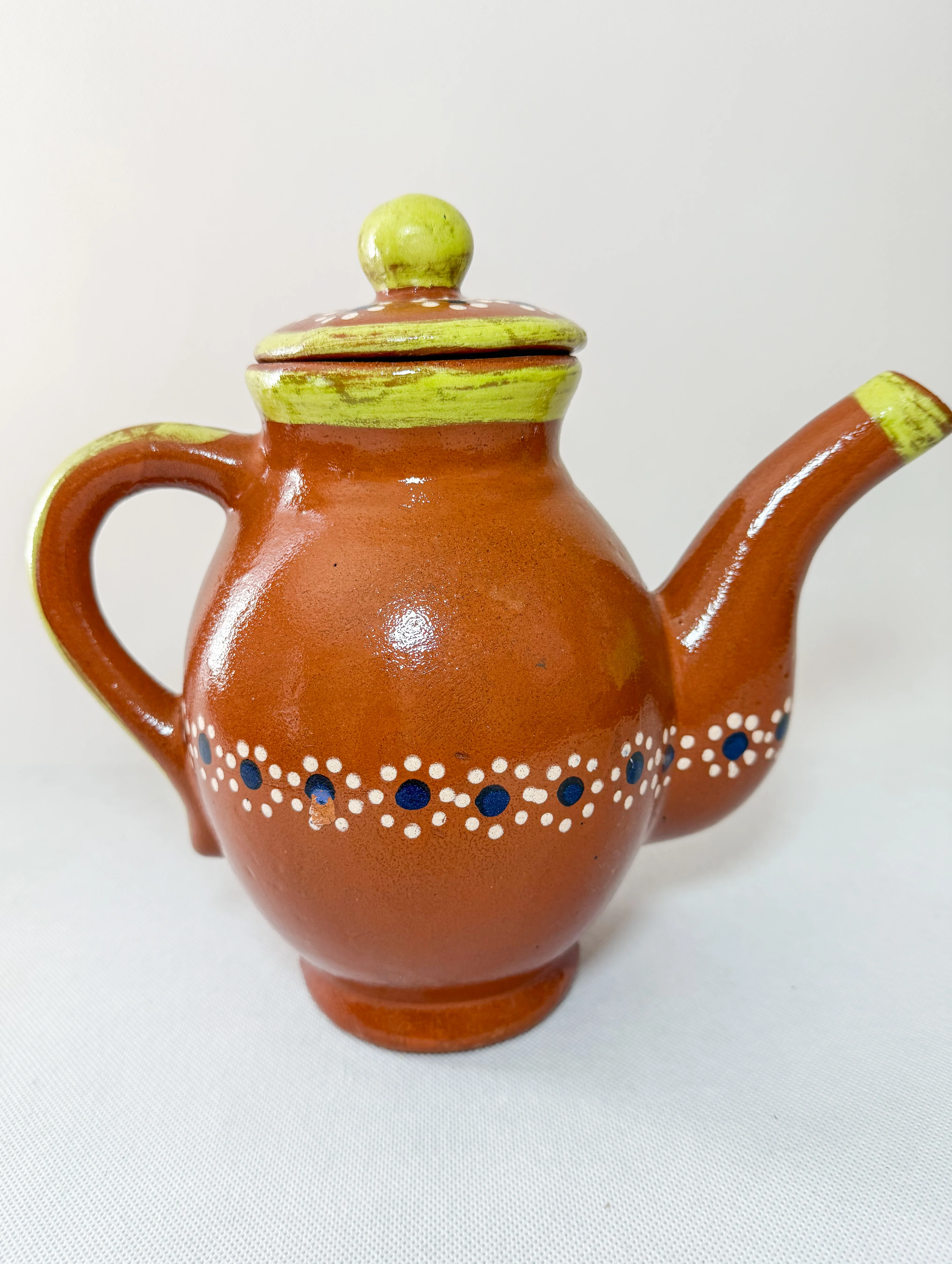 Traditional Mexican Tea Pot Set 16pc - Juego de Te Barro - Image 14