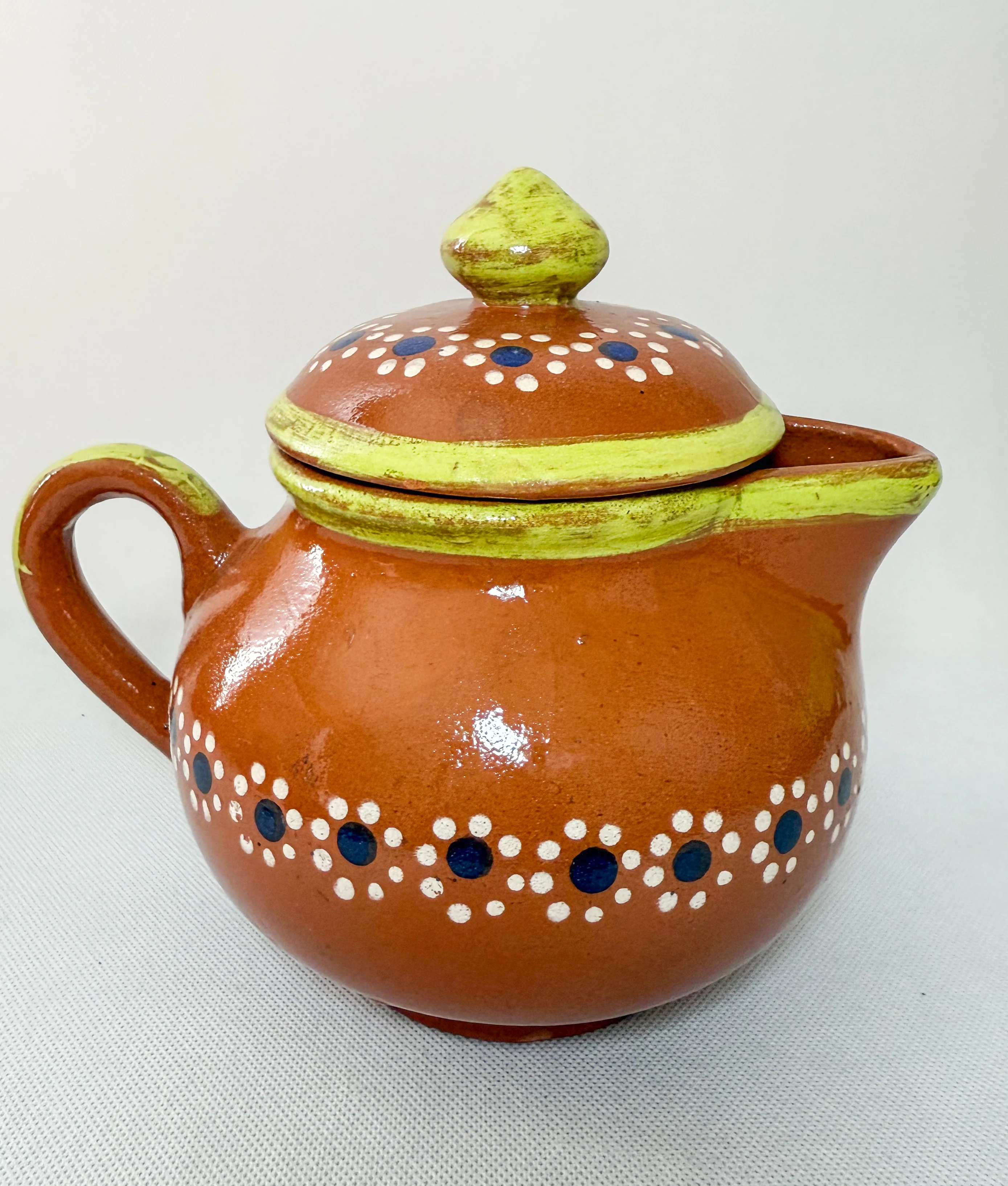 Traditional Mexican Tea Pot Set 16pc - Juego de Te Barro - Image 16
