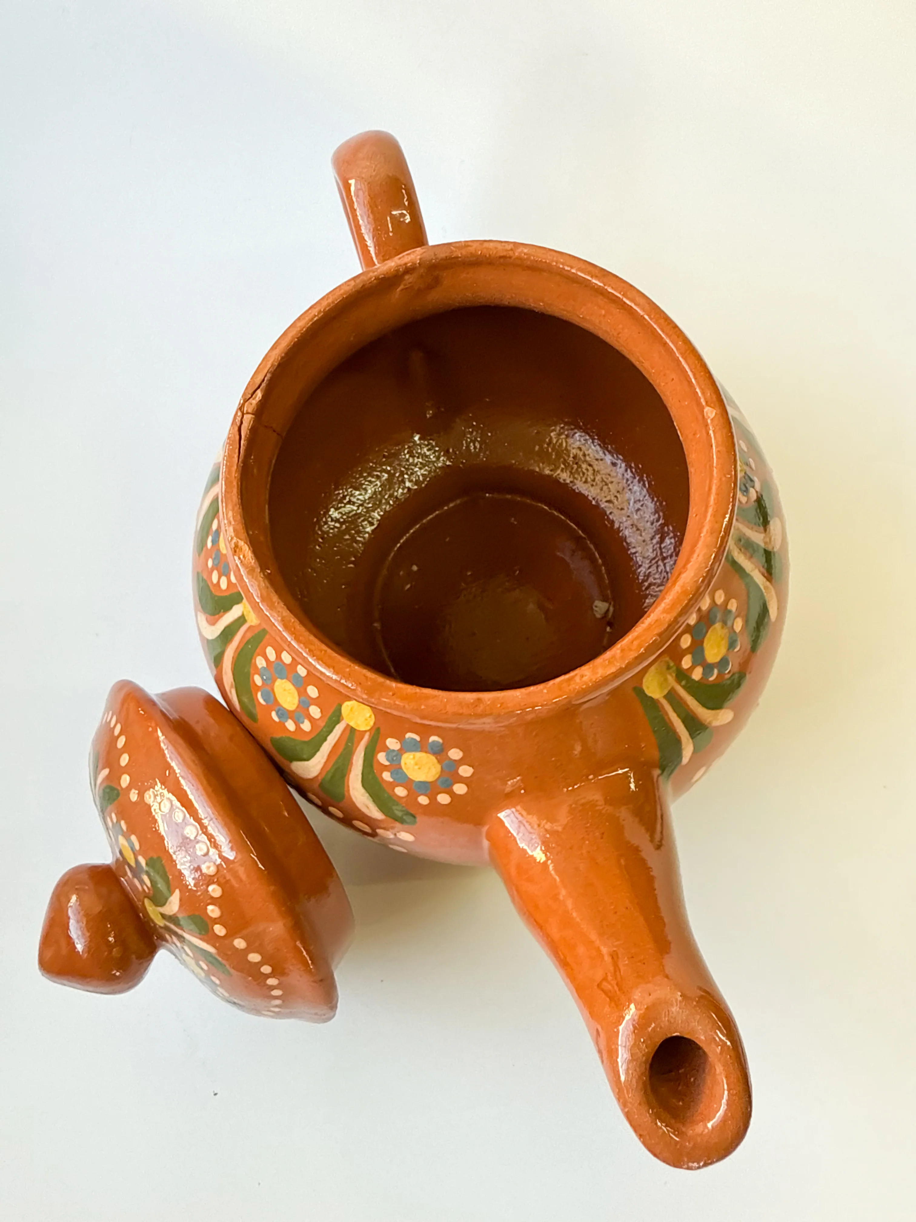 Michoacan Clay Tea Pot Kettle- Tetera de Barro - Image 10