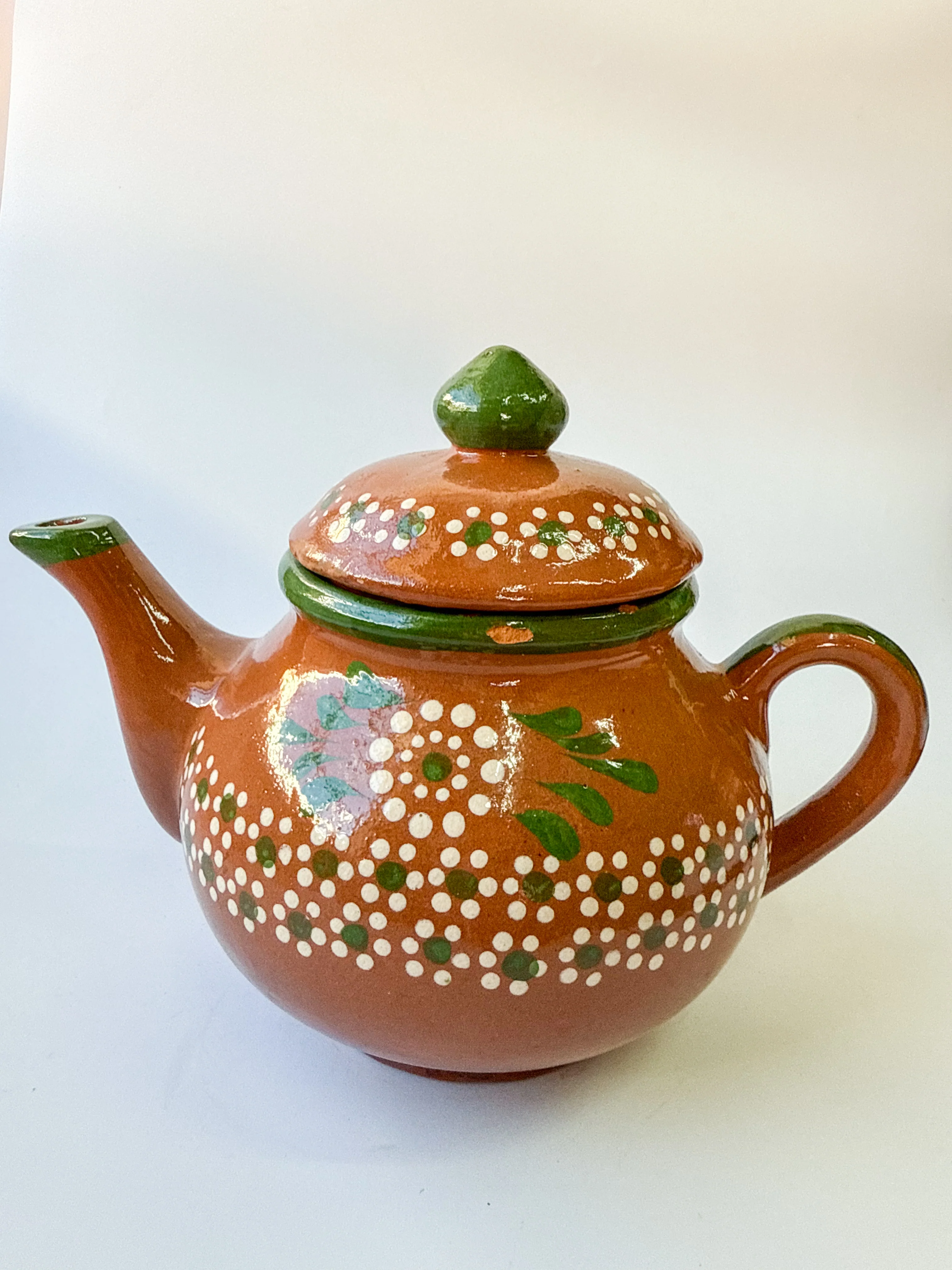Michoacan Clay Tea Pot Kettle- Tetera de Barro - Image 11