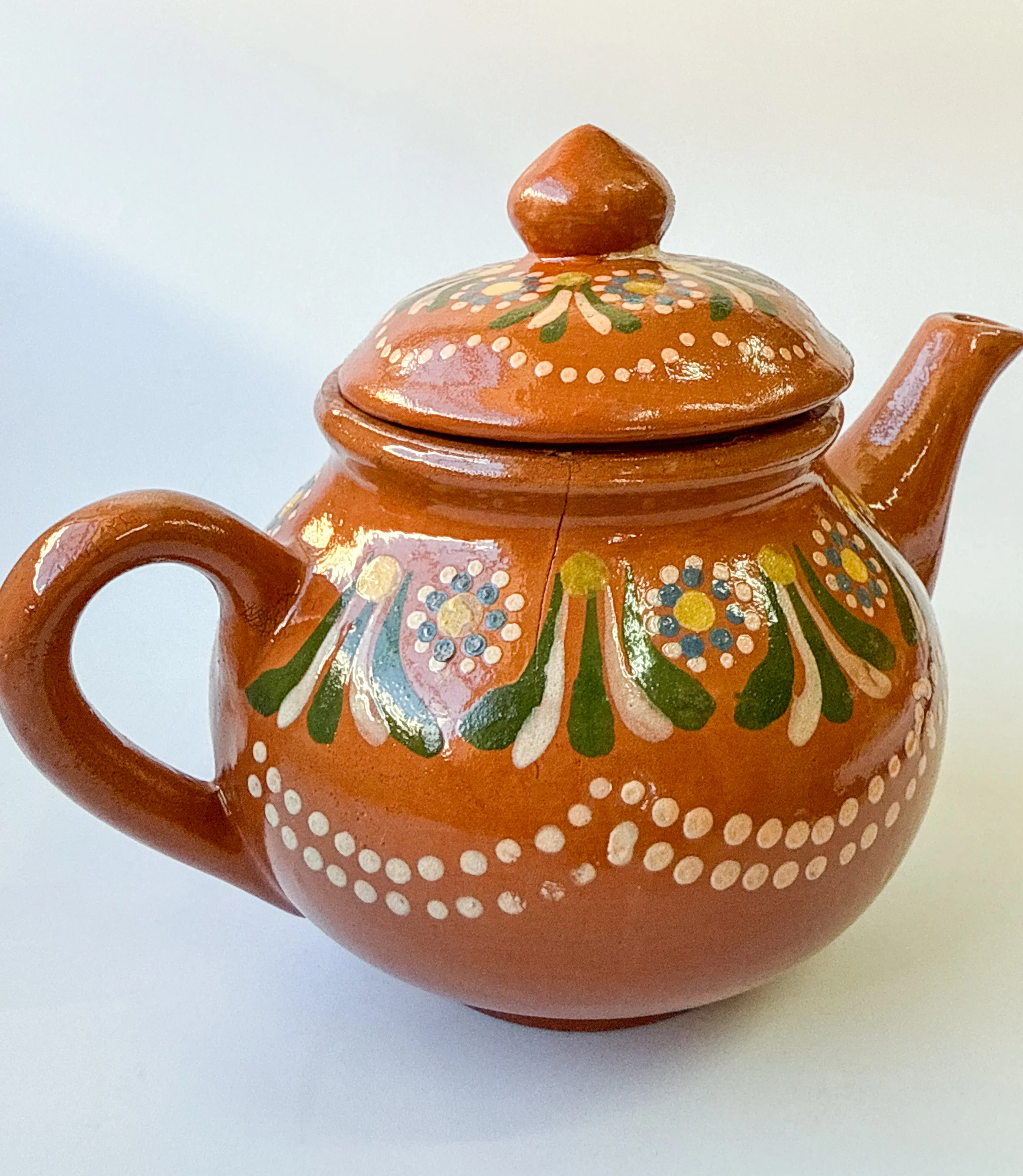 Michoacan Clay Tea Pot Kettle- Tetera de Barro - Image 15