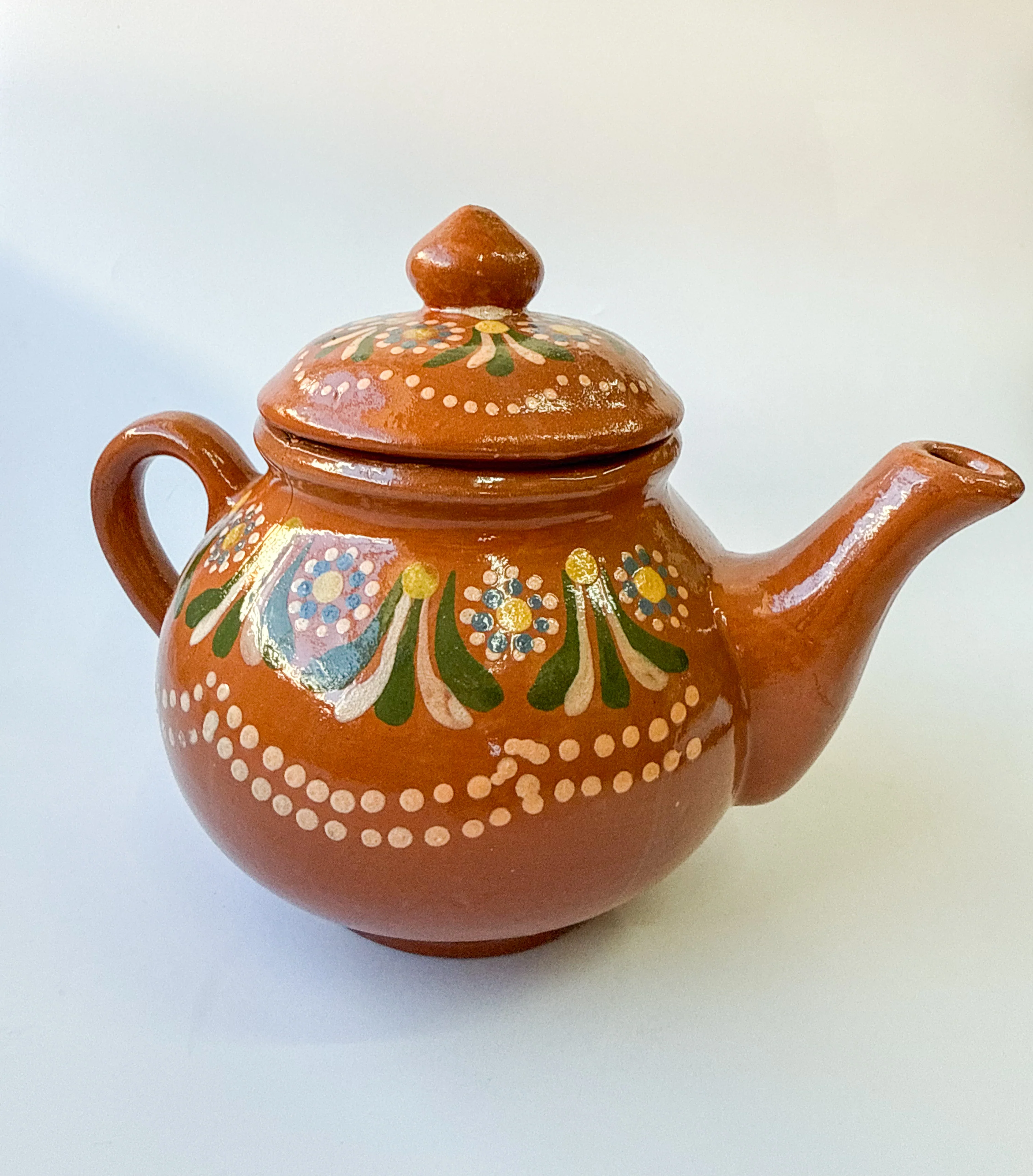 Michoacan Clay Tea Pot Kettle- Tetera de Barro - Image 16
