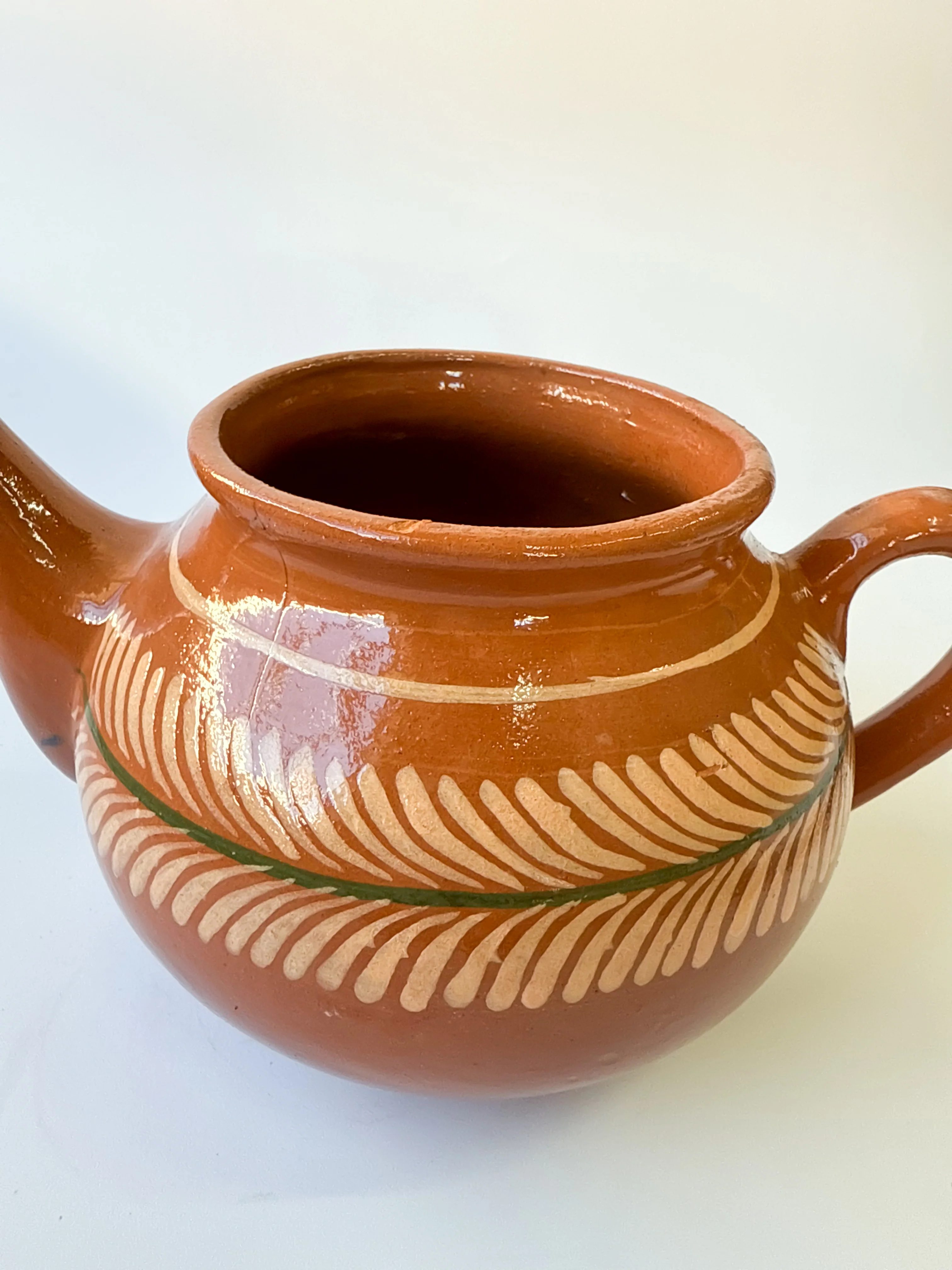 Michoacan Clay Tea Pot Kettle- Tetera de Barro - Image 3