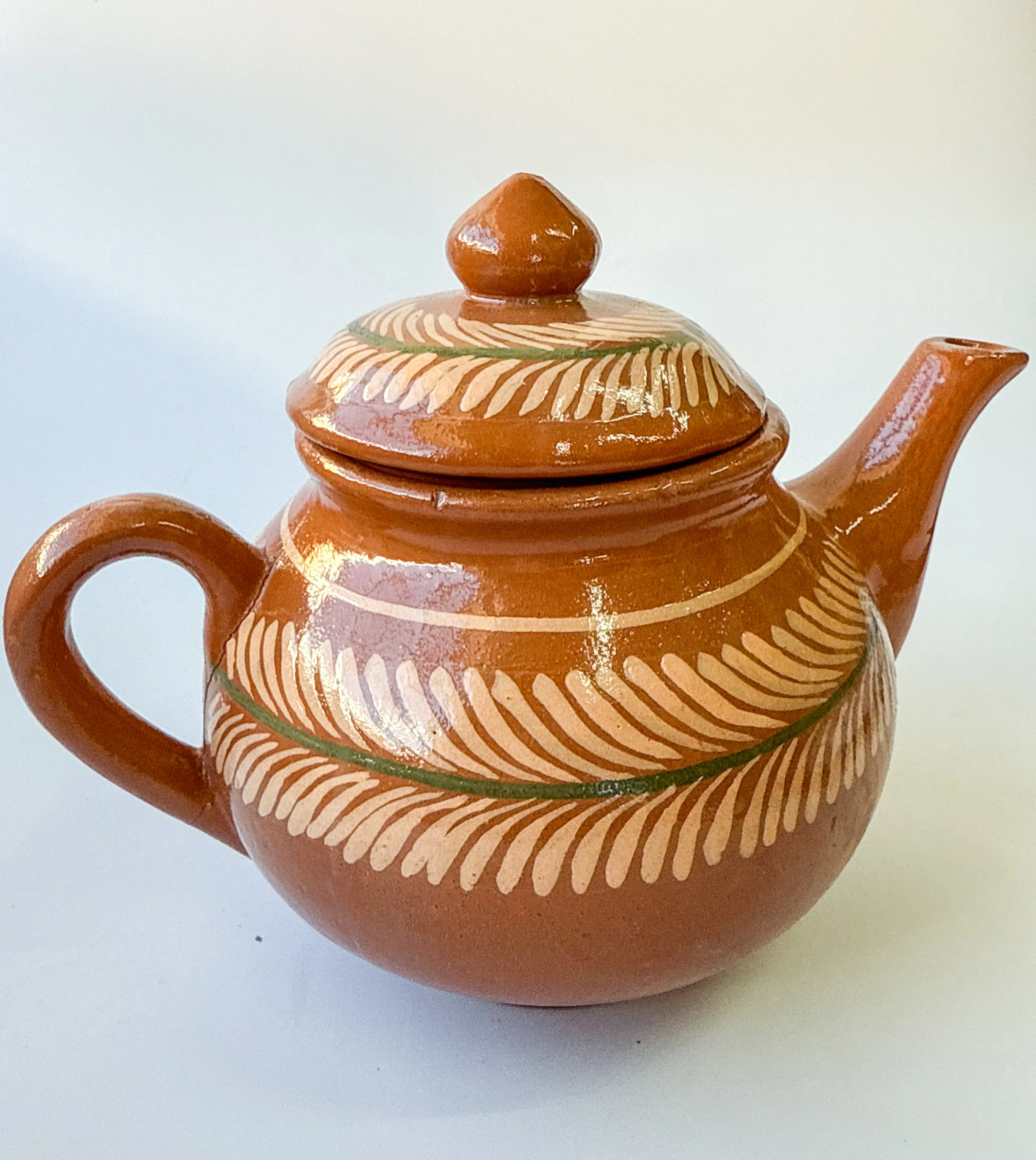 Michoacan Clay Tea Pot Kettle- Tetera de Barro - Image 5
