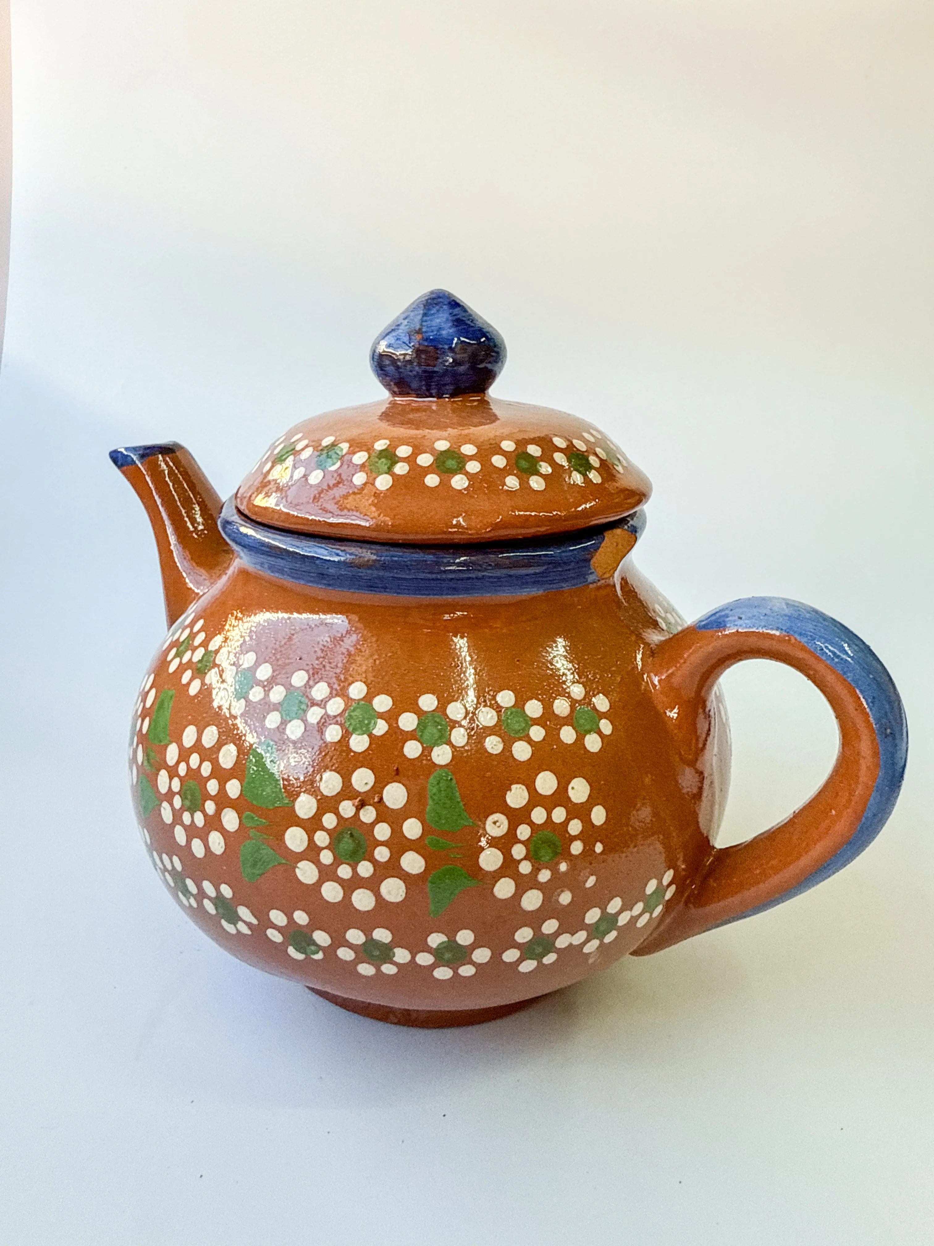 Michoacan Clay Tea Pot Kettle- Tetera de Barro - Image 6