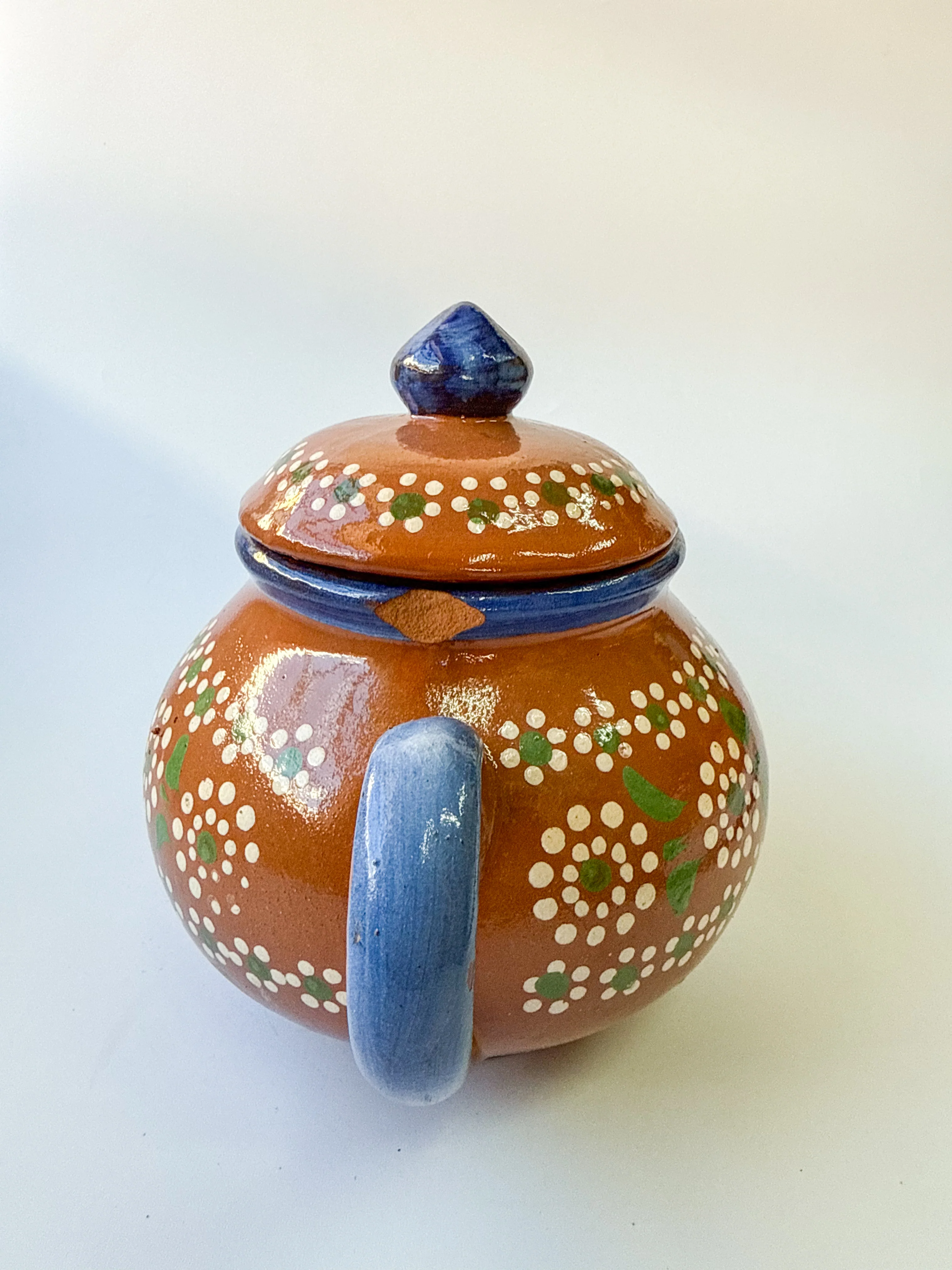 Michoacan Clay Tea Pot Kettle- Tetera de Barro - Image 7