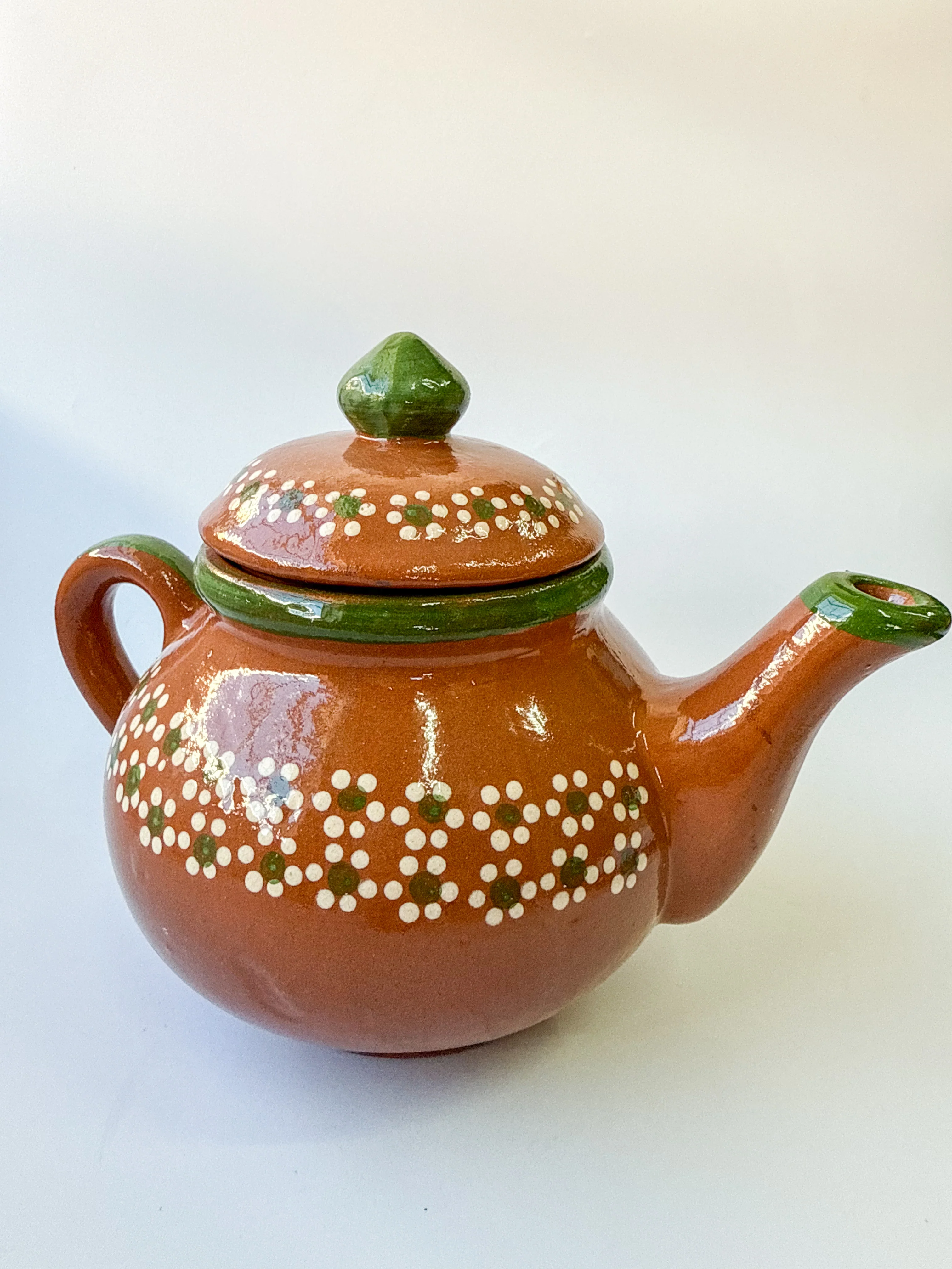 Michoacan Clay Tea Pot Kettle- Tetera de Barro - Image 9