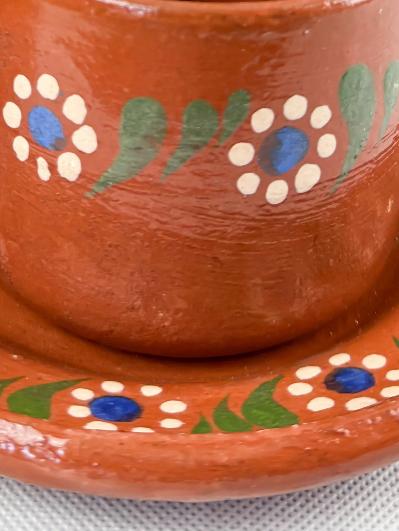 Michoacan Red Clay Pottery Dinnerware Set - Vajilla de Barro - Image 19