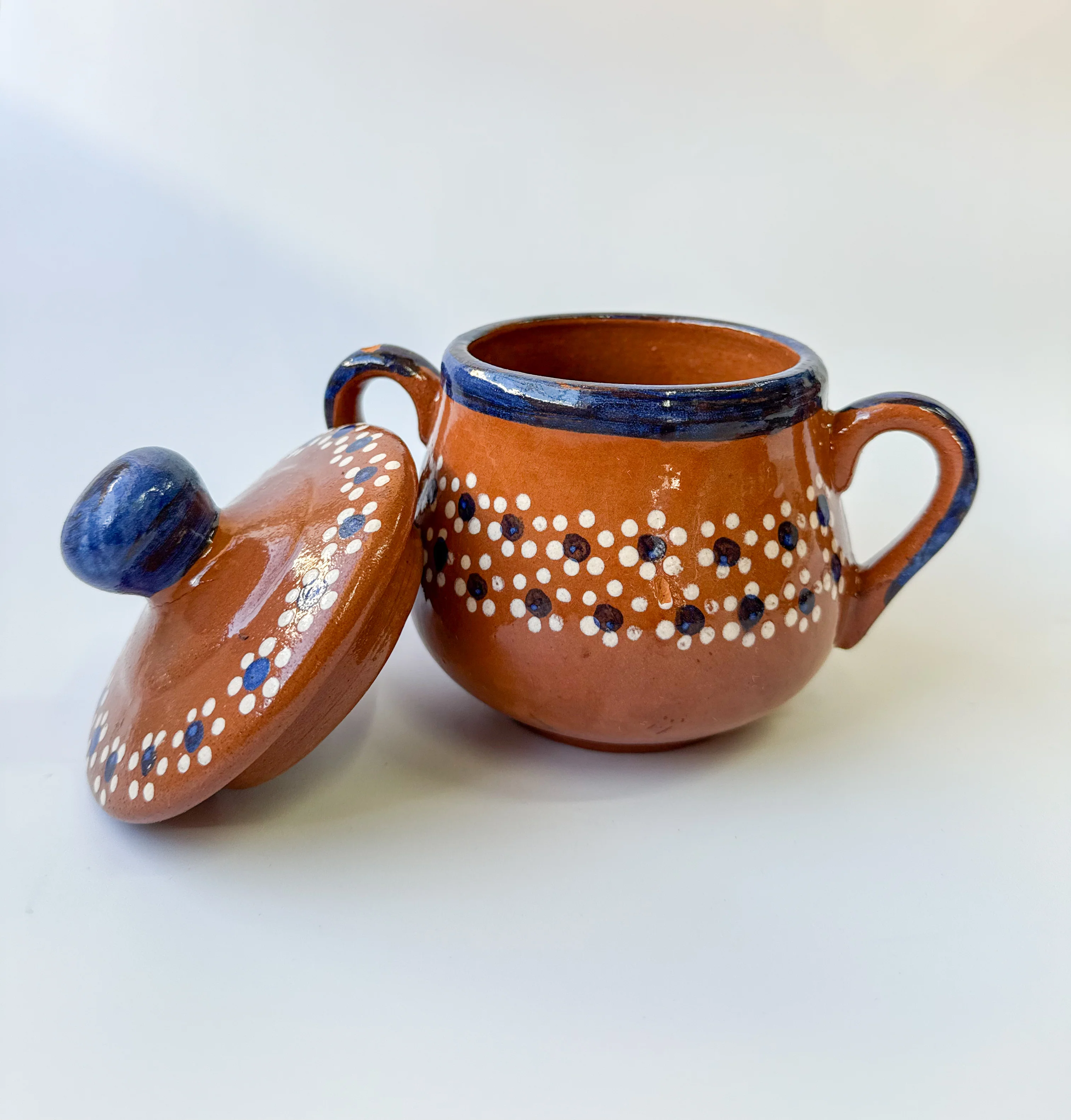 Traditional Clay Sugar Bowl - Azucarera de Barro - Image 4