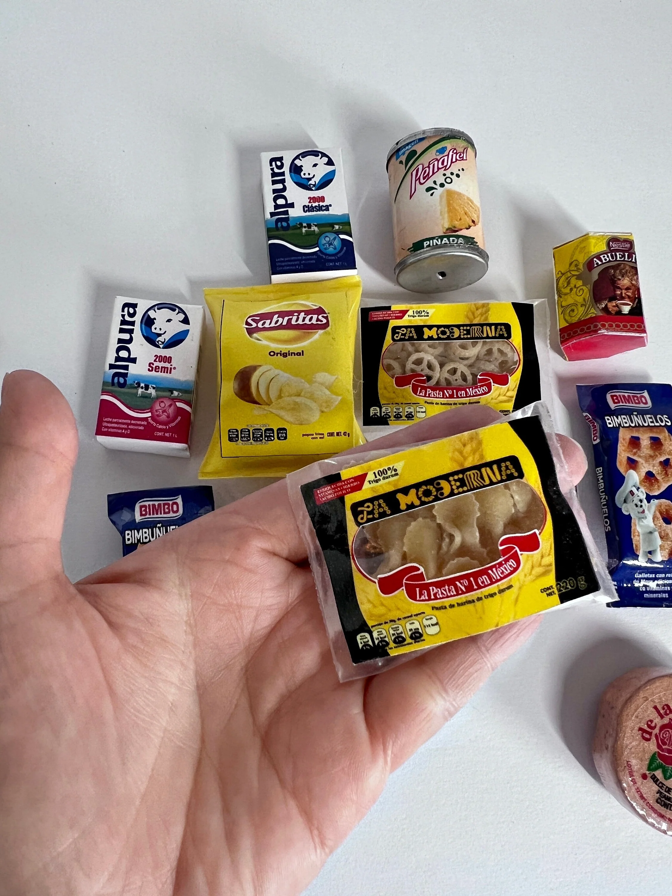 Mini Mexican food dishes, 10 pack, tacos, pan dulce, fruit, tamales, day of the dead - Image 3