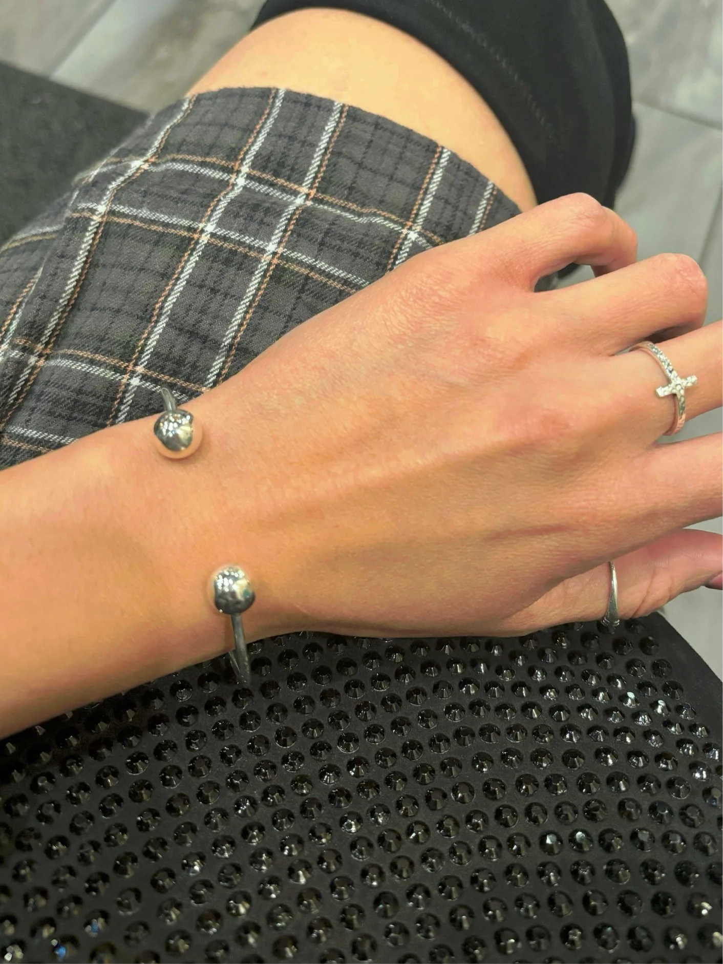 925 Sterling Silver Cuff Bracelet - Pulsera de plata Minimalista - Image 5