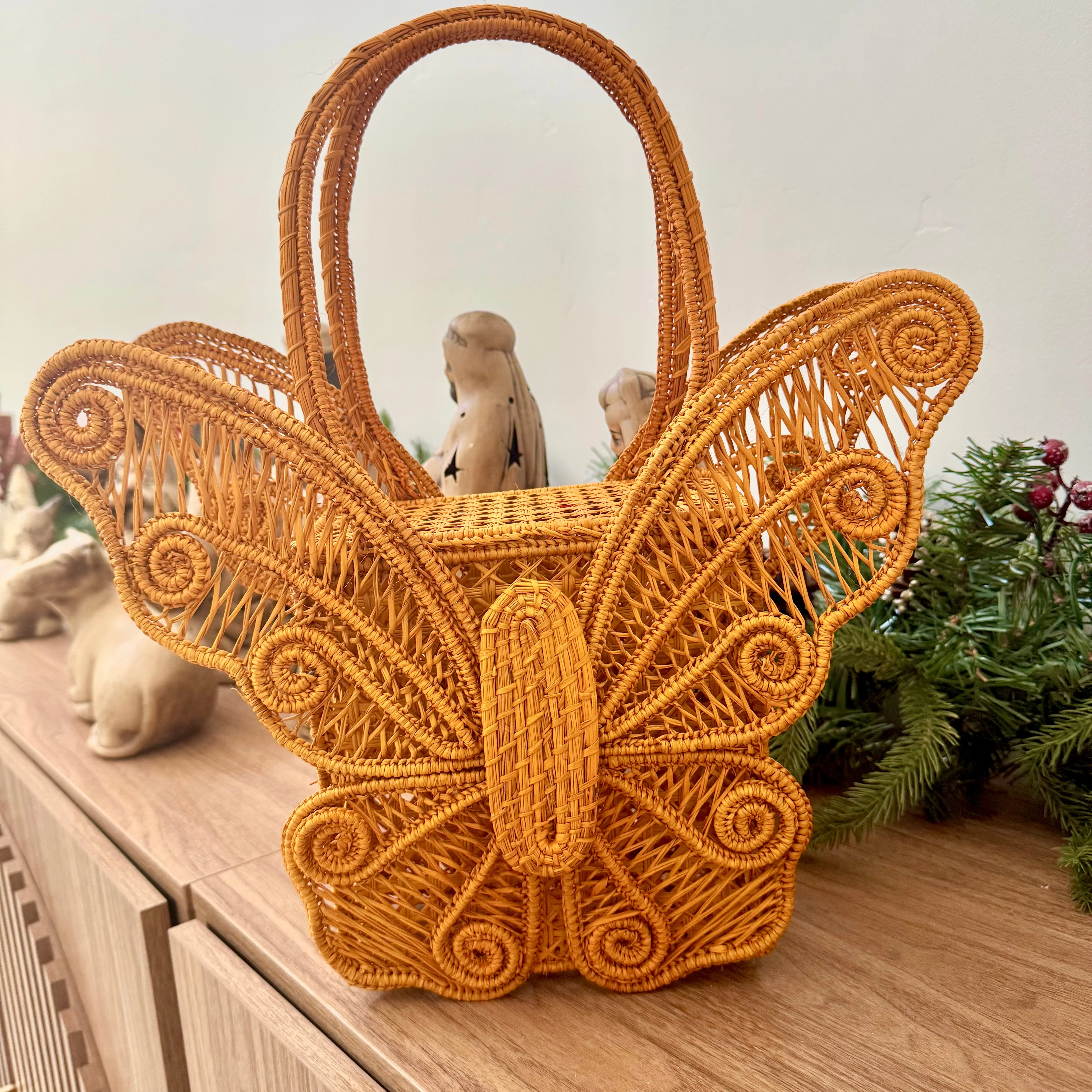 Natural Palm Butterfly “Hermila” Bag - Image 2